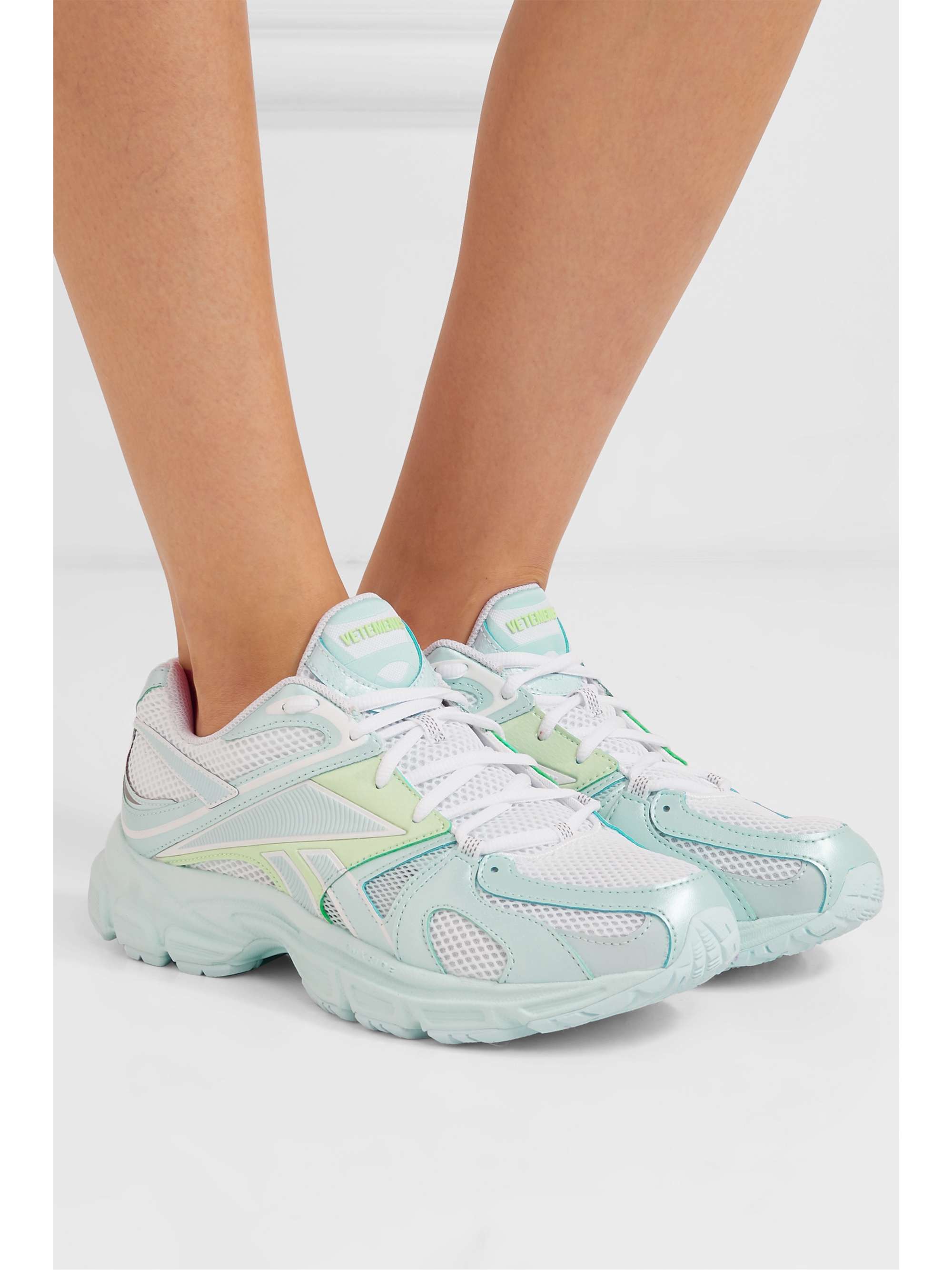 VETEMENTS Spike Runner 400 rubber-trimmed mesh sneakers