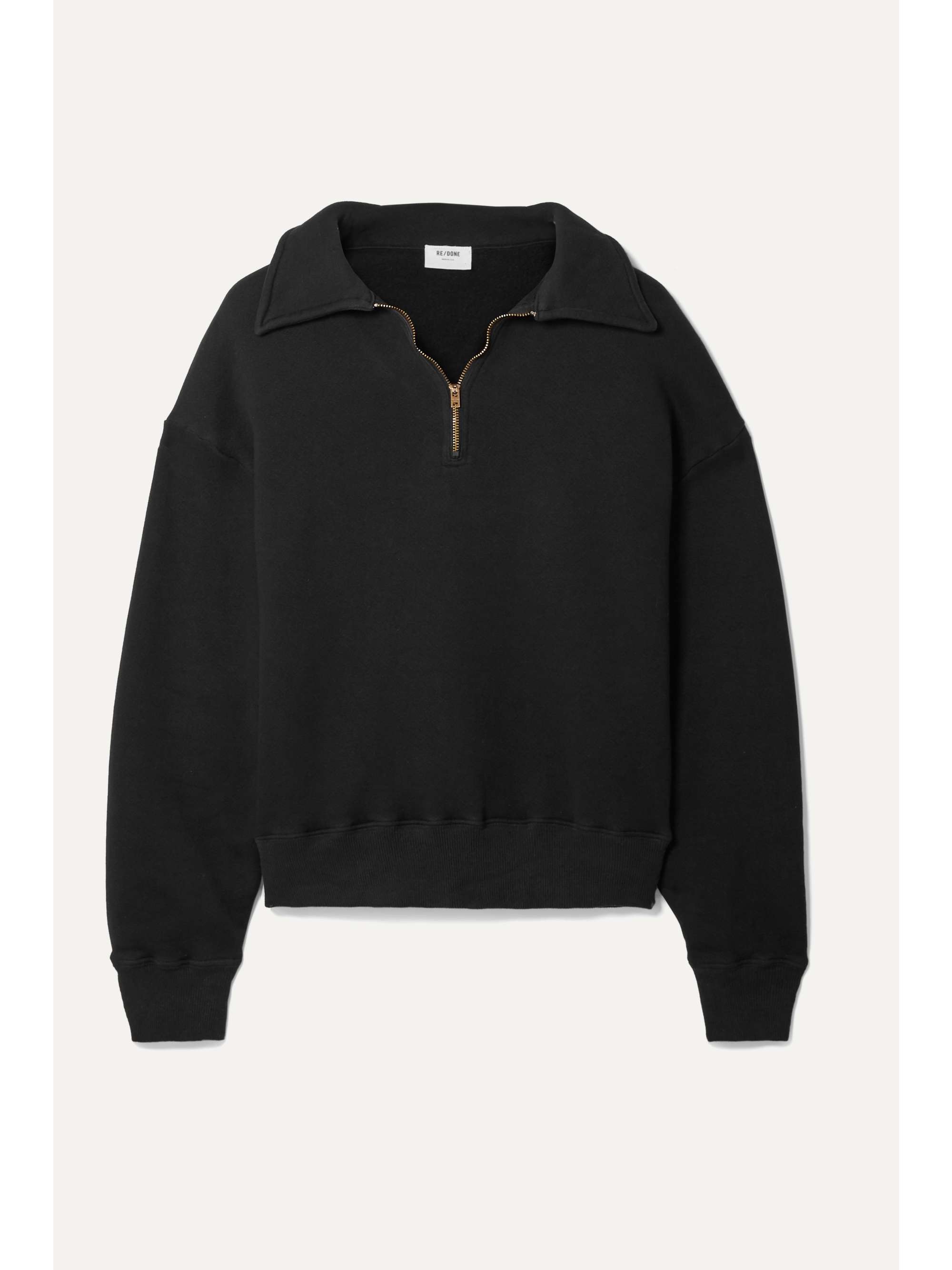 cotton fleece sweater