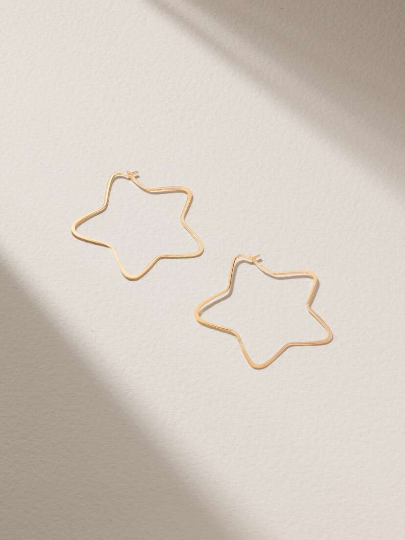 Melissa Joy Manning 14-karat Gold Hoop Earrings