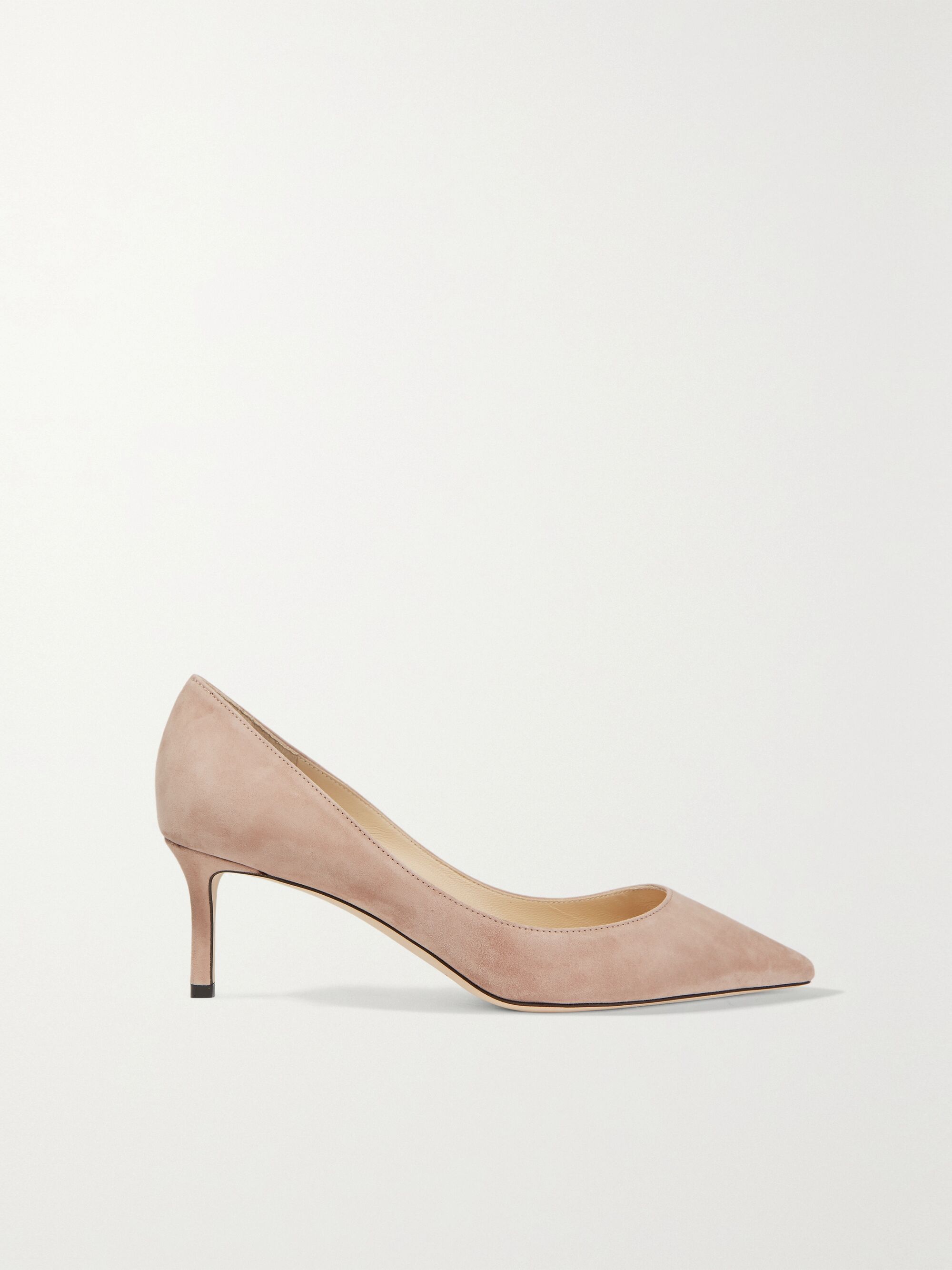Neutral suede pumps Outlet