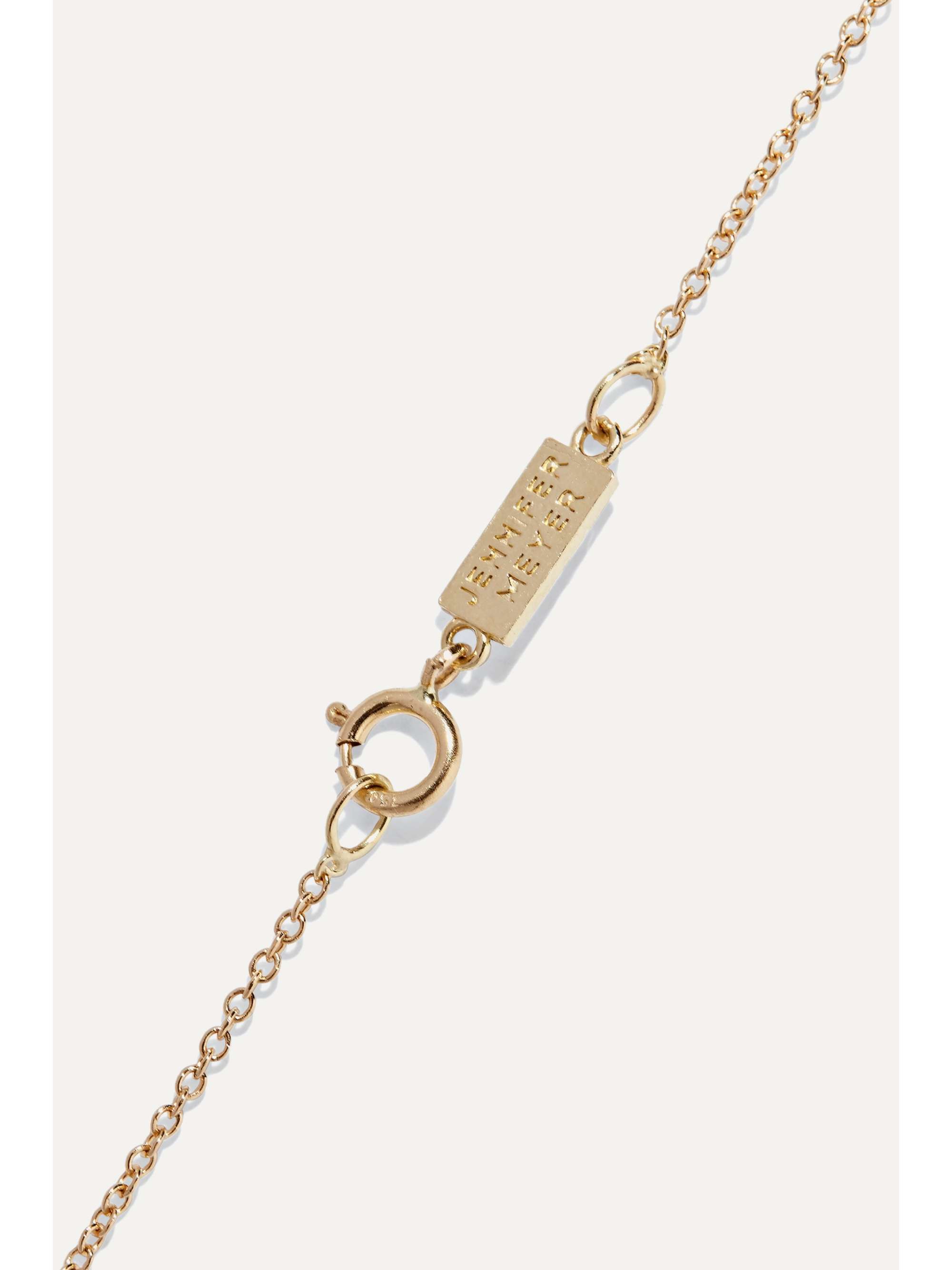 JENNIFER MEYER 18-karat gold diamond necklace