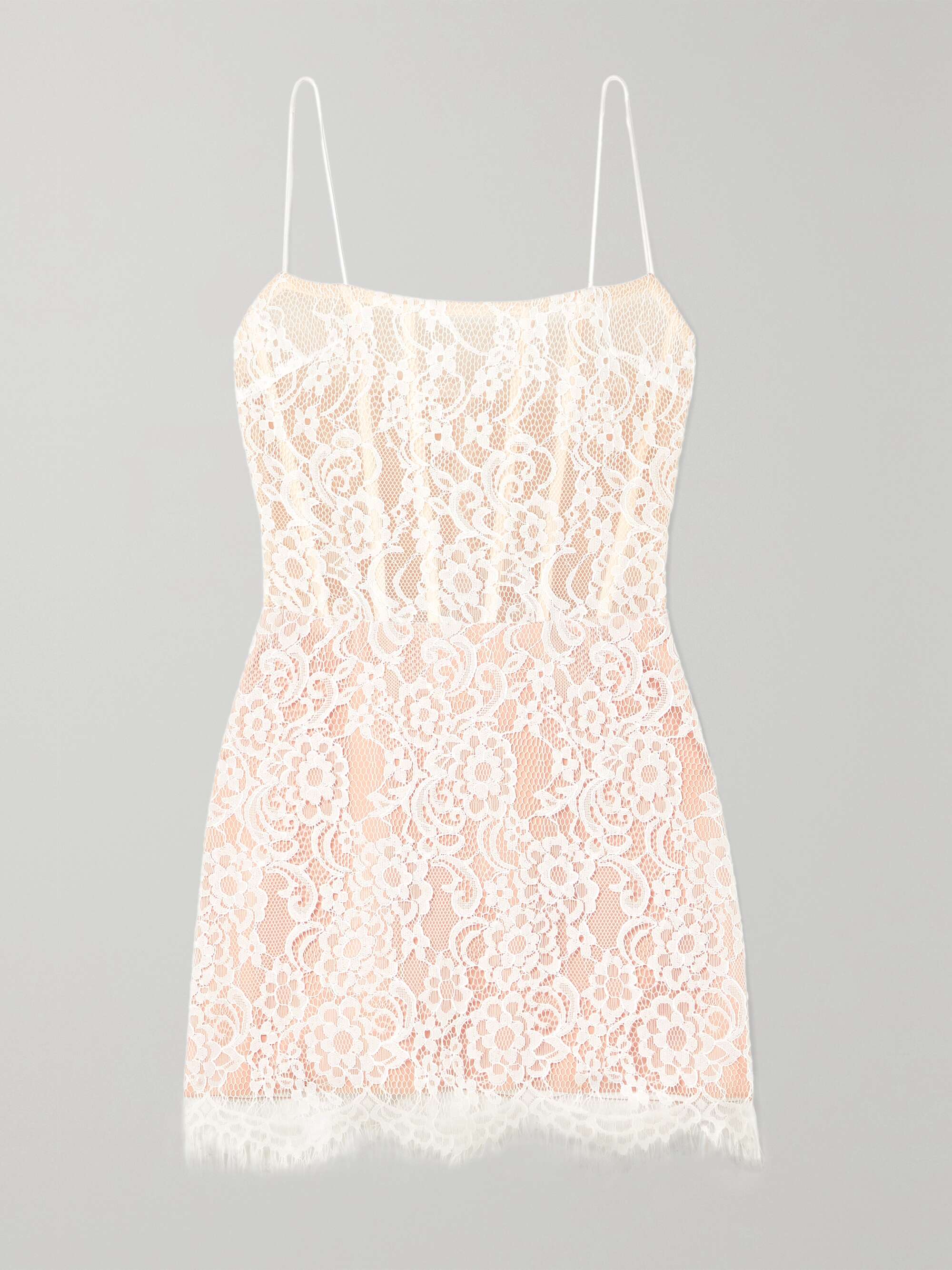 white lace mini