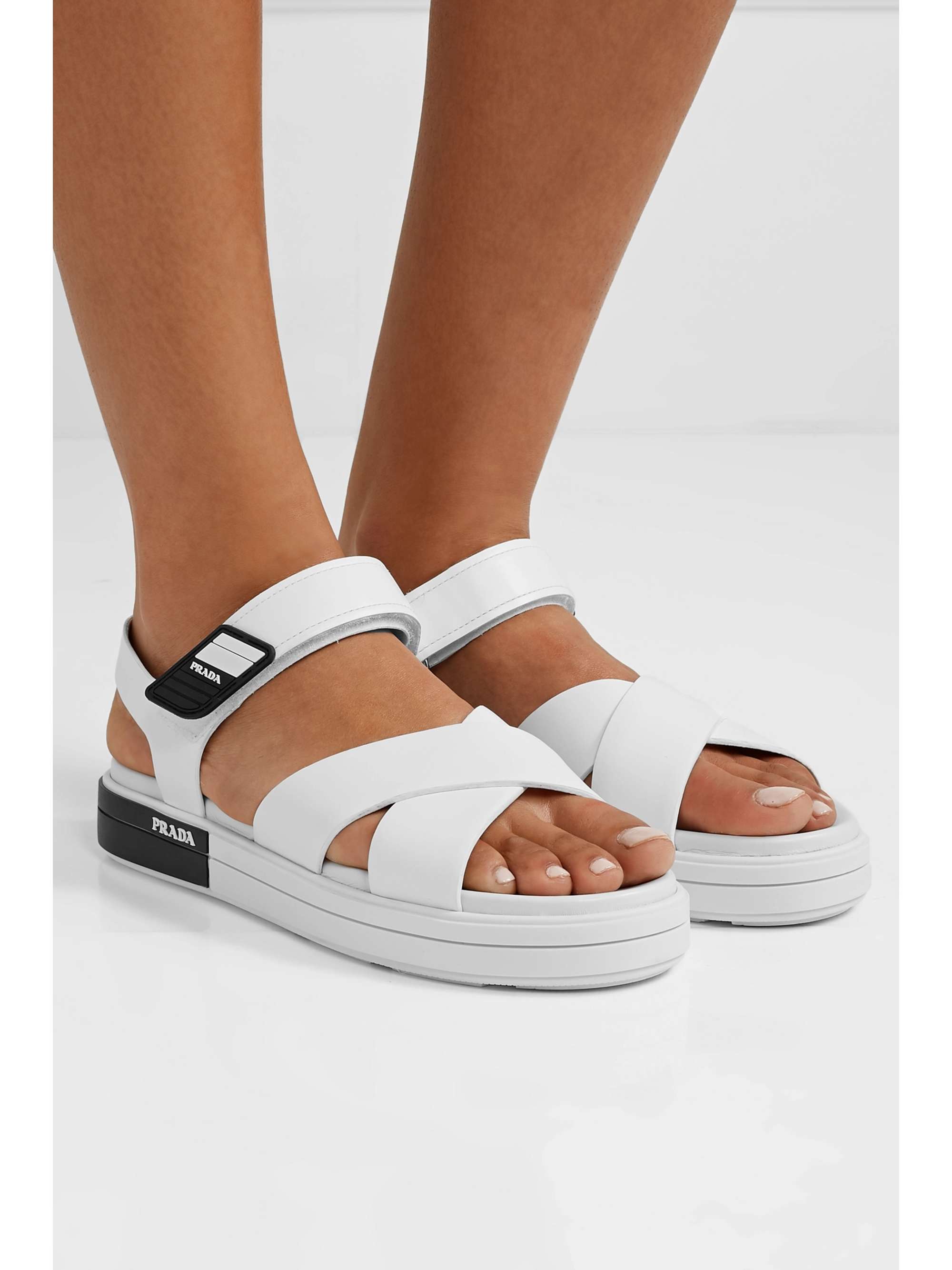 prada rubber flip flops