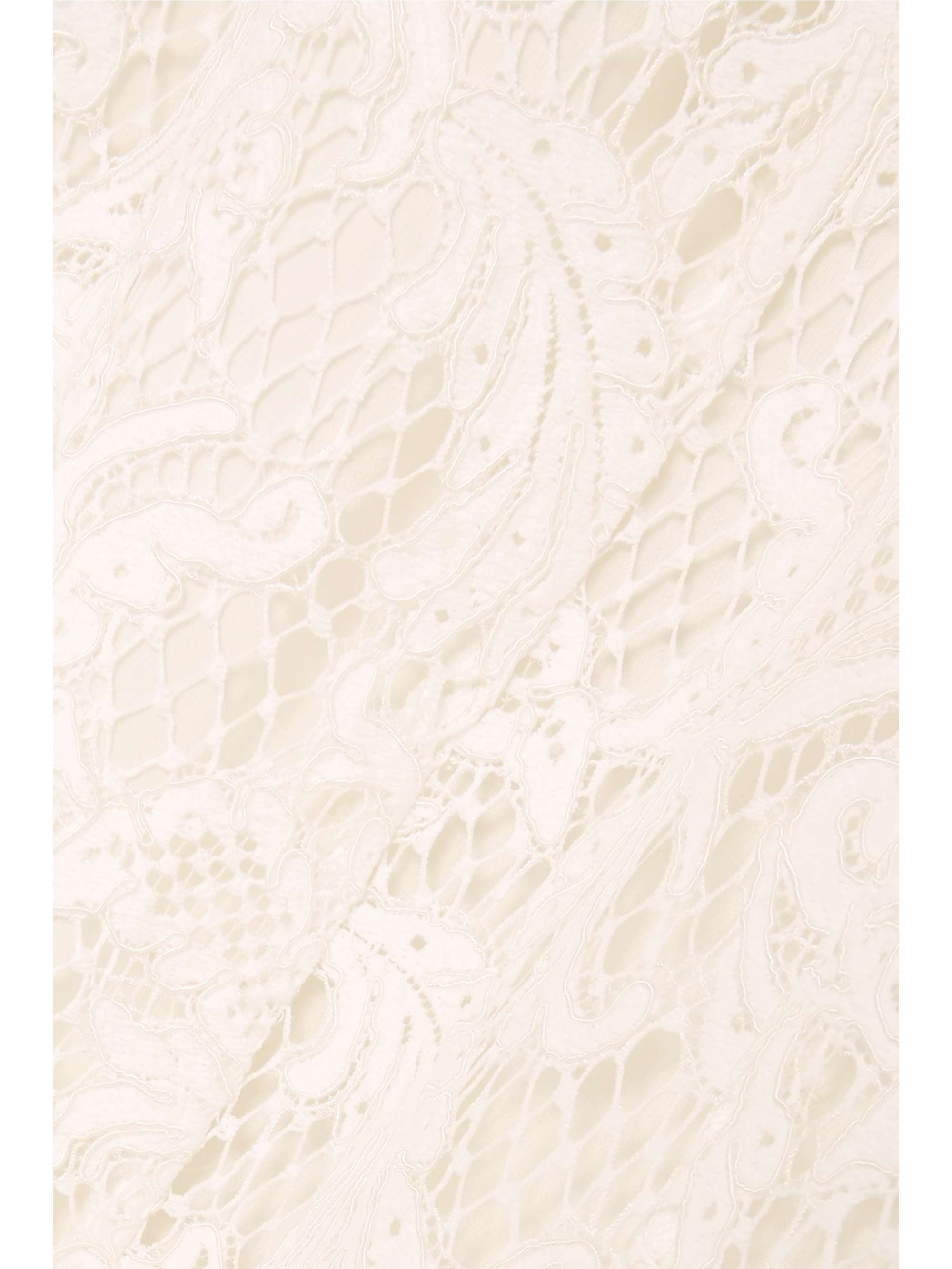 GALVAN Positano tulle-paneled lace gown