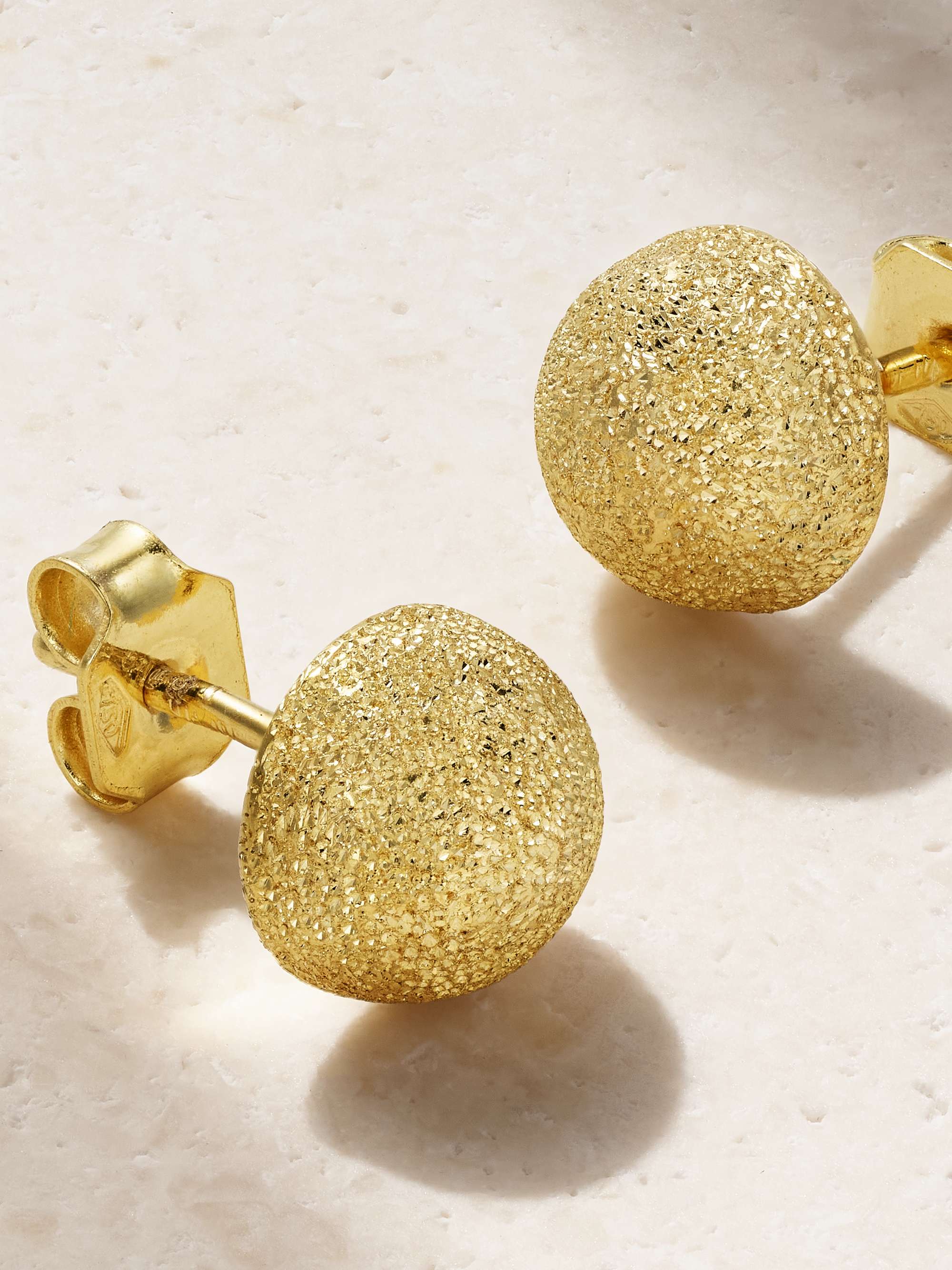 CAROLINA BUCCI 18-karat gold earrings