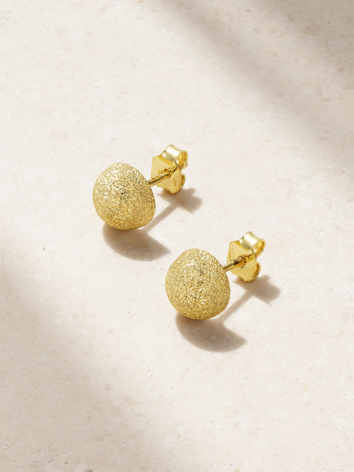 CAROLINA BUCCI 18-KARAT GOLD EARRINGS 