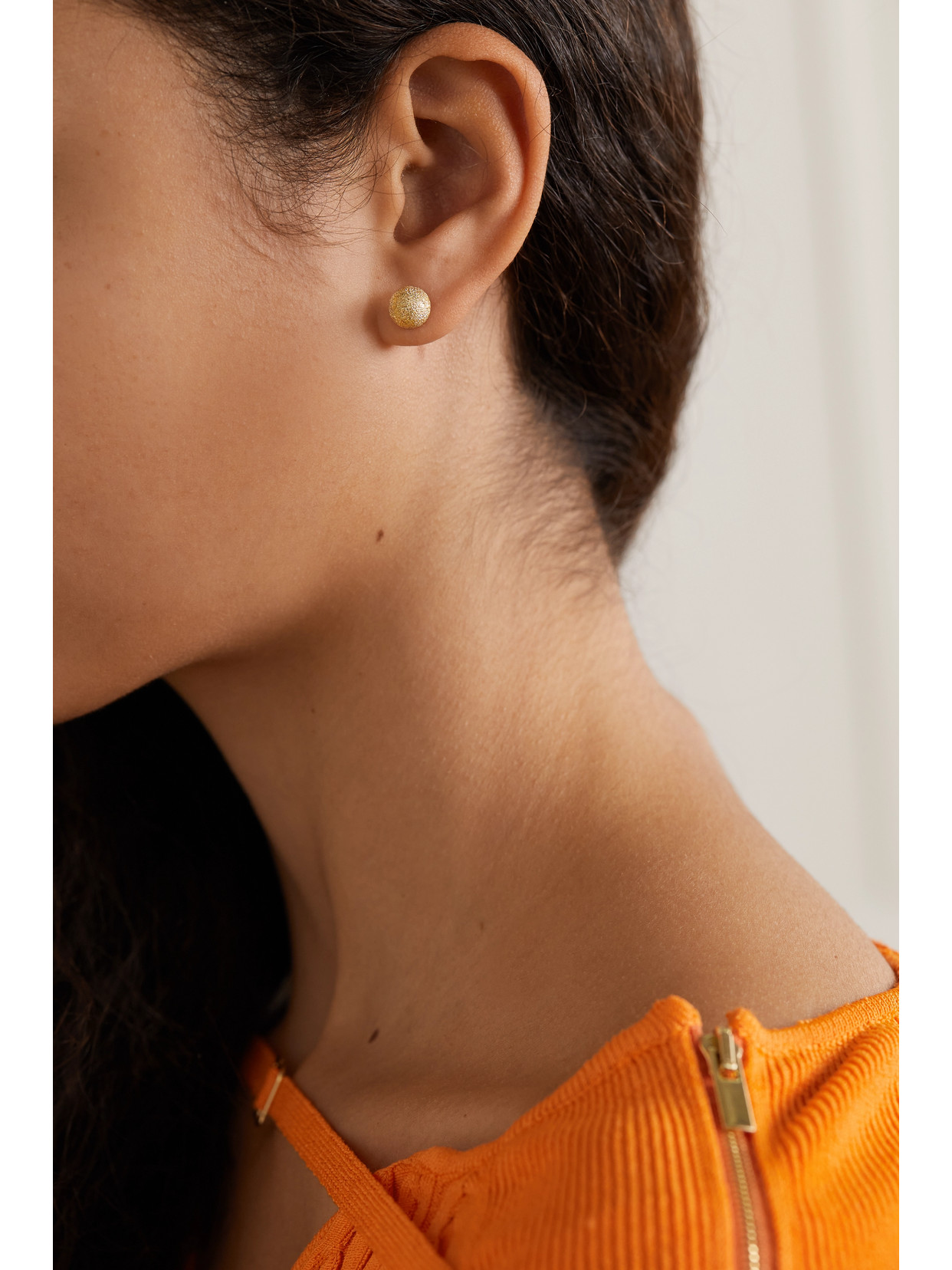 CAROLINA BUCCI 18-KARAT GOLD EARRINGS 