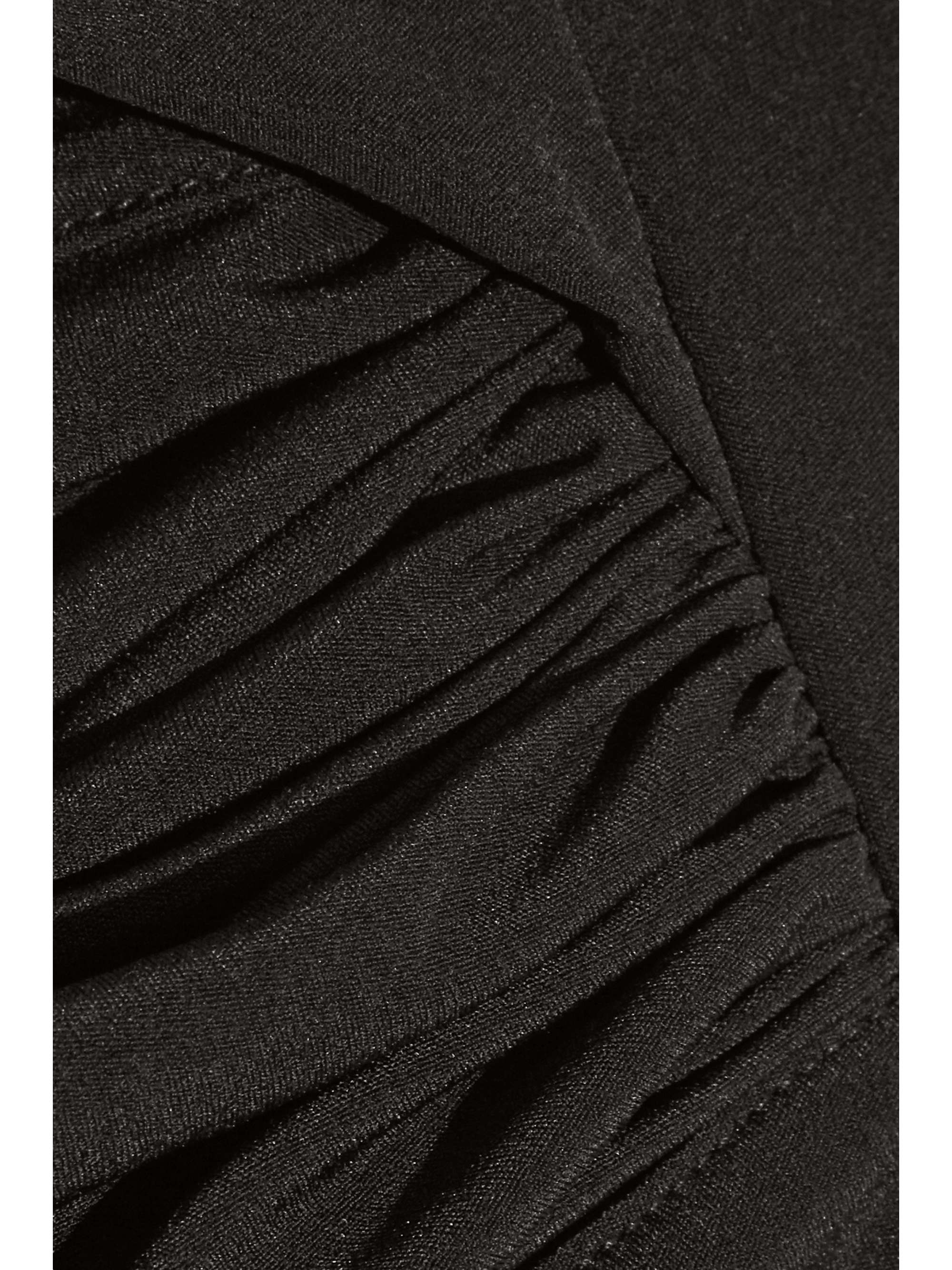 NORMA KAMALI Bill ruched halterneck bikini top