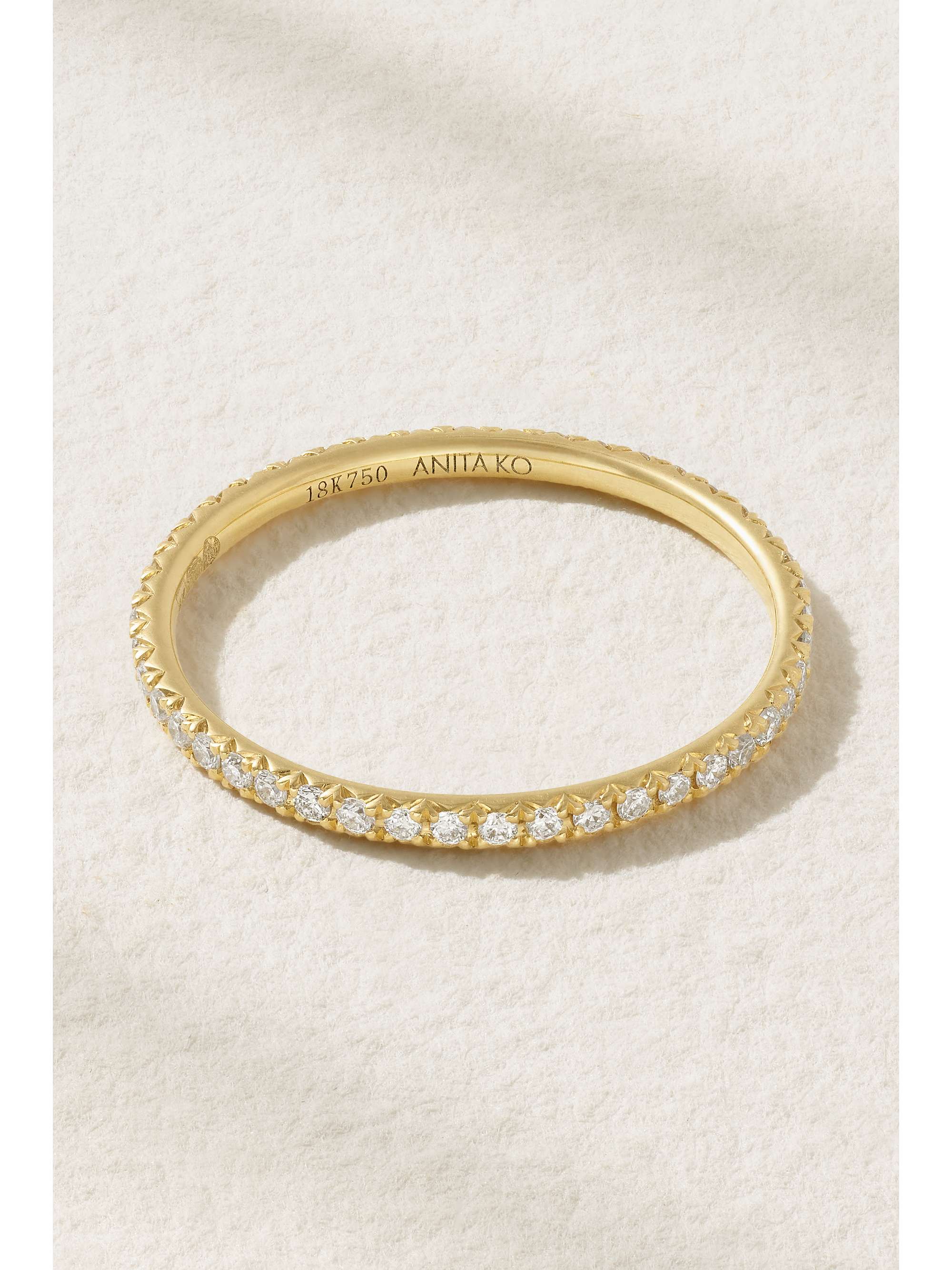 ANITA KO Eternity 18-karat rose gold diamond ring