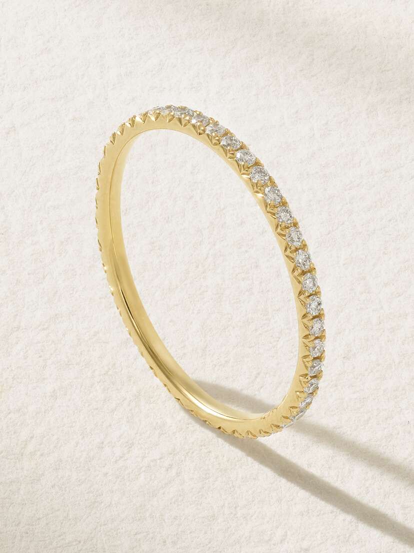 Anita Ko Eternity 18-karat Gold Diamond Ring