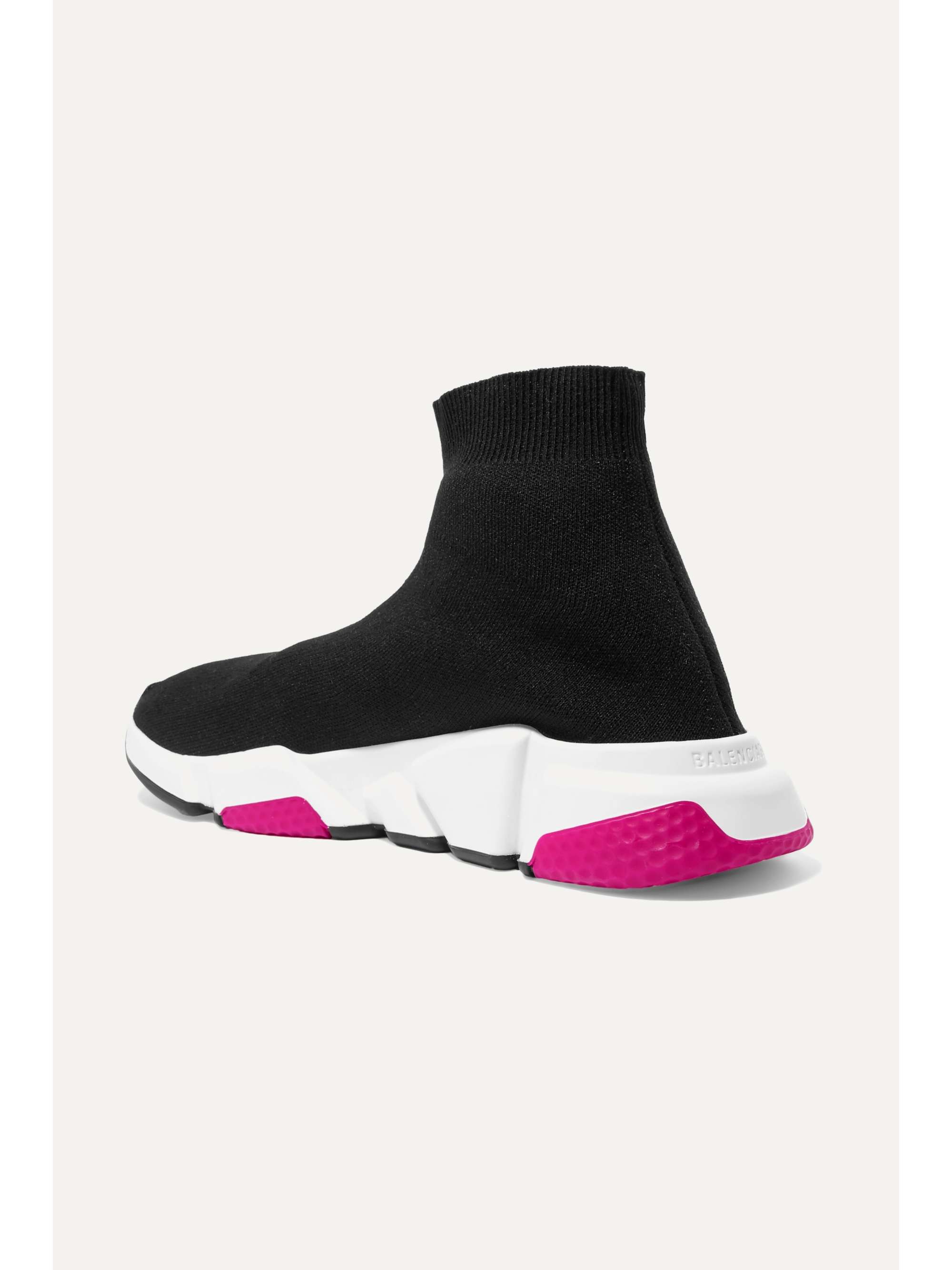 BALENCIAGA Baskets montantes en mailles stretch Speed