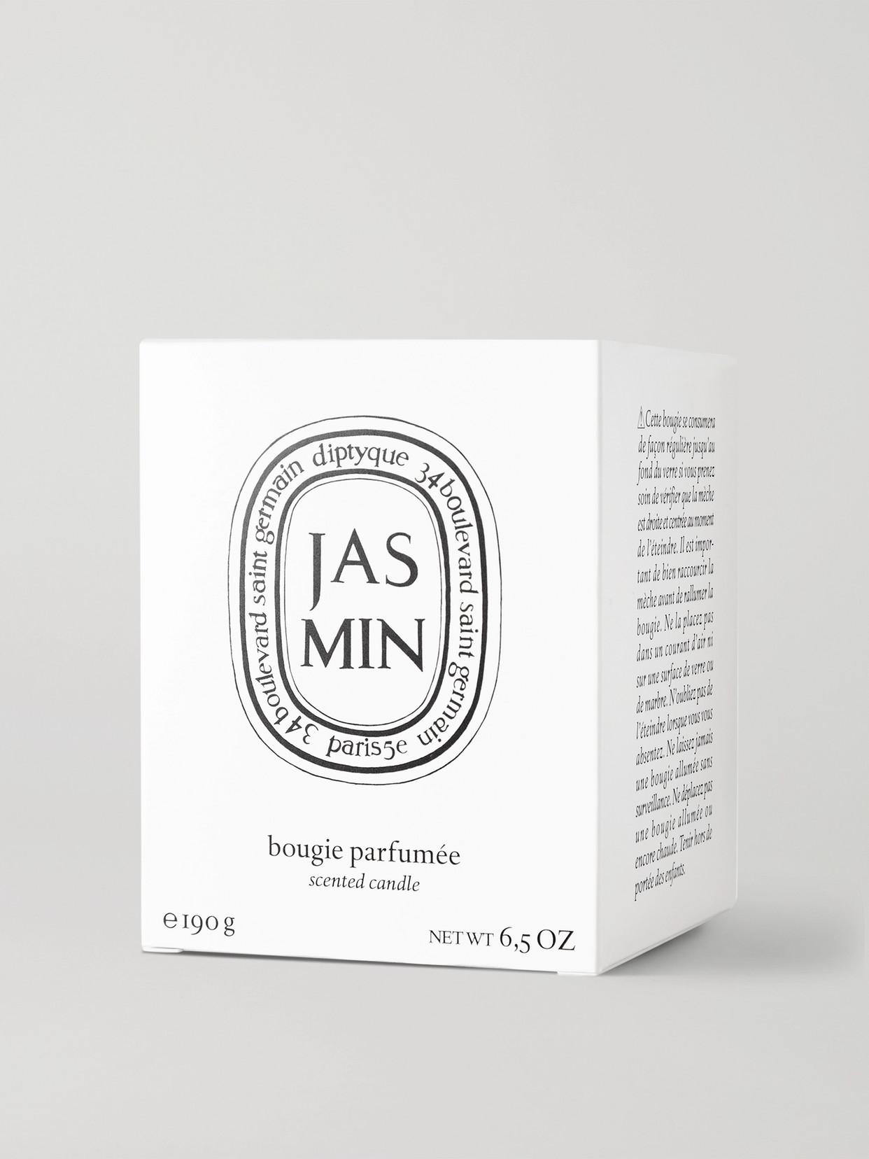 Diptyque Jasmin (jasmine) Scented Candle, 6.5 oz In White ModeSens