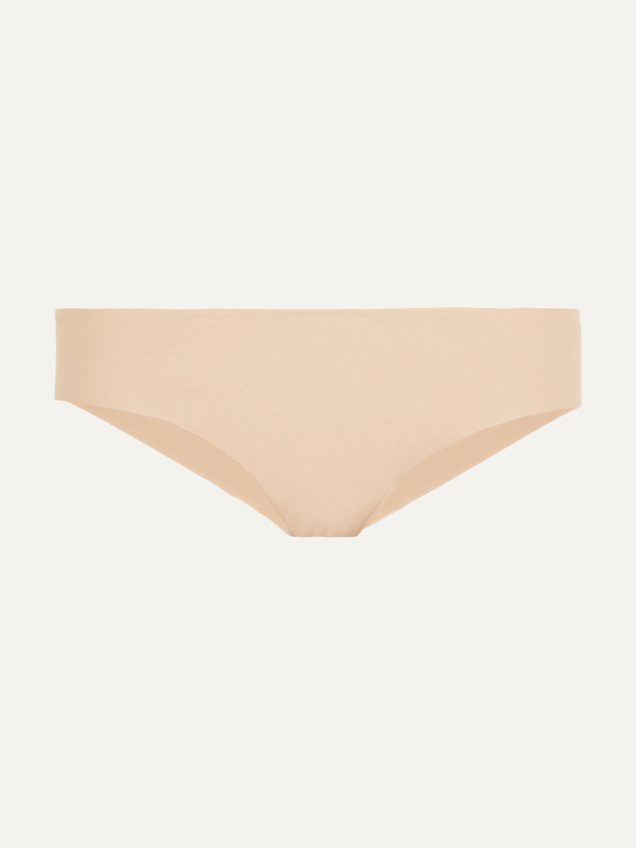 Shop Commando Stretch-cotton Briefs In Beige