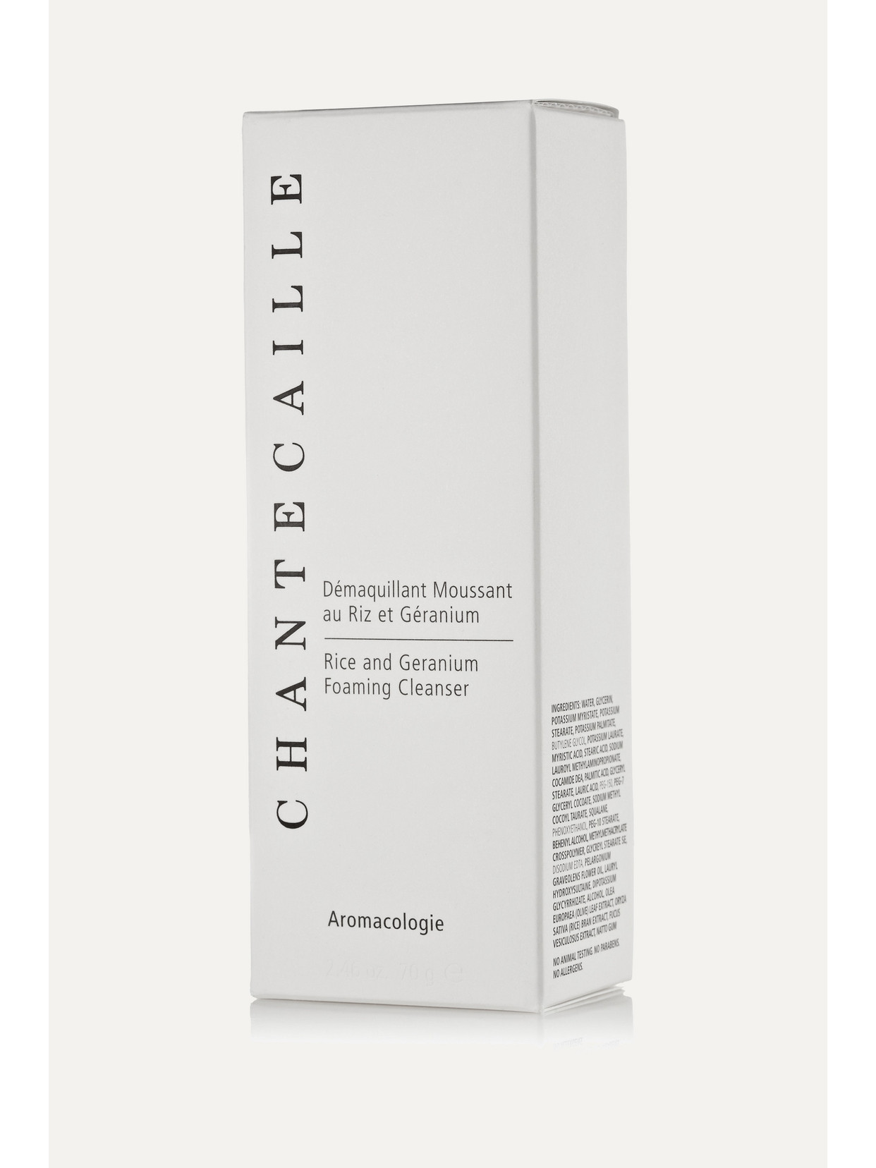 CHANTECAILLE RICE & GERANIUM FOAMING CLEANSER, 70G
