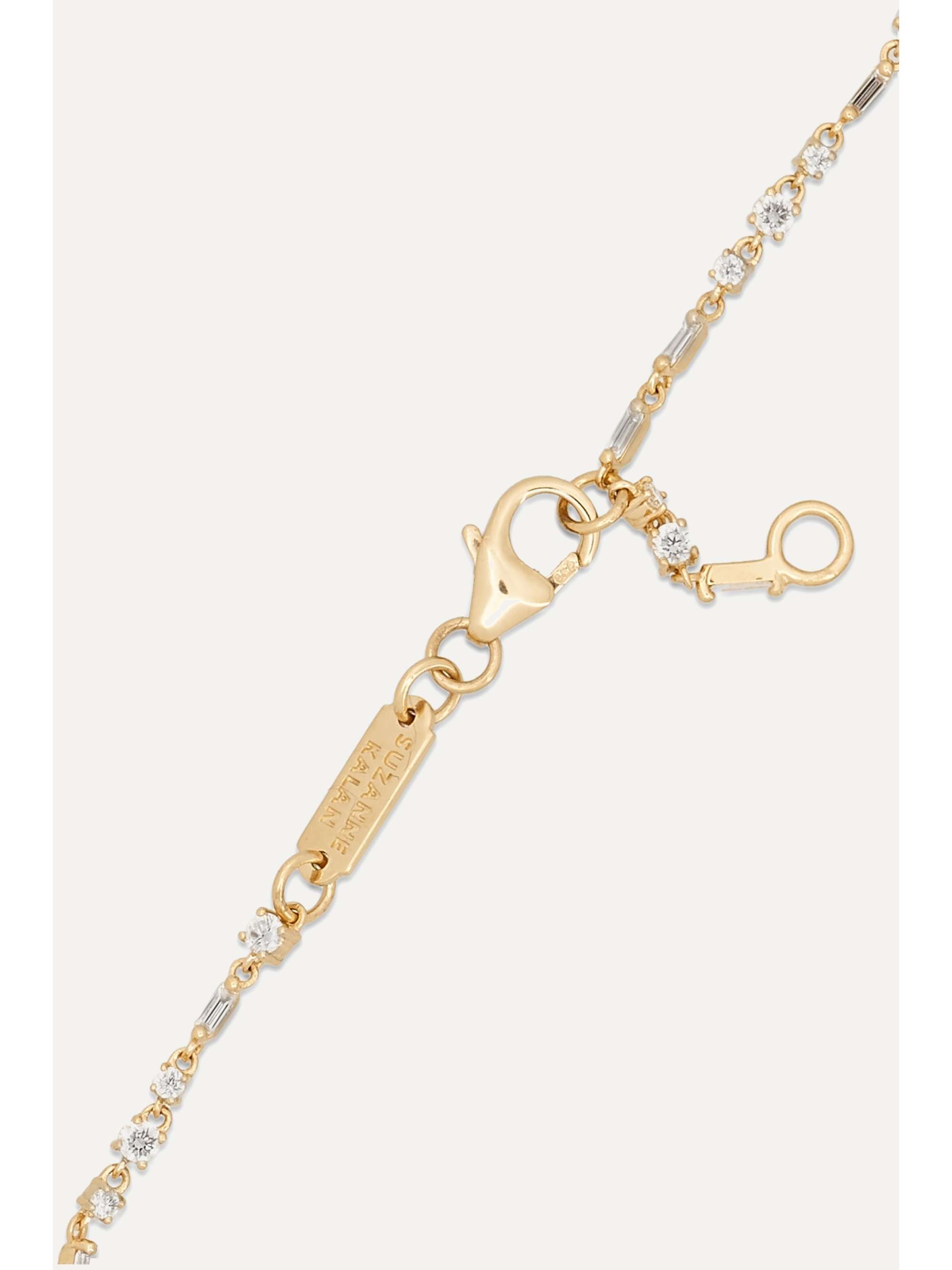 SUZANNE KALAN 18-karat gold diamond bracelet