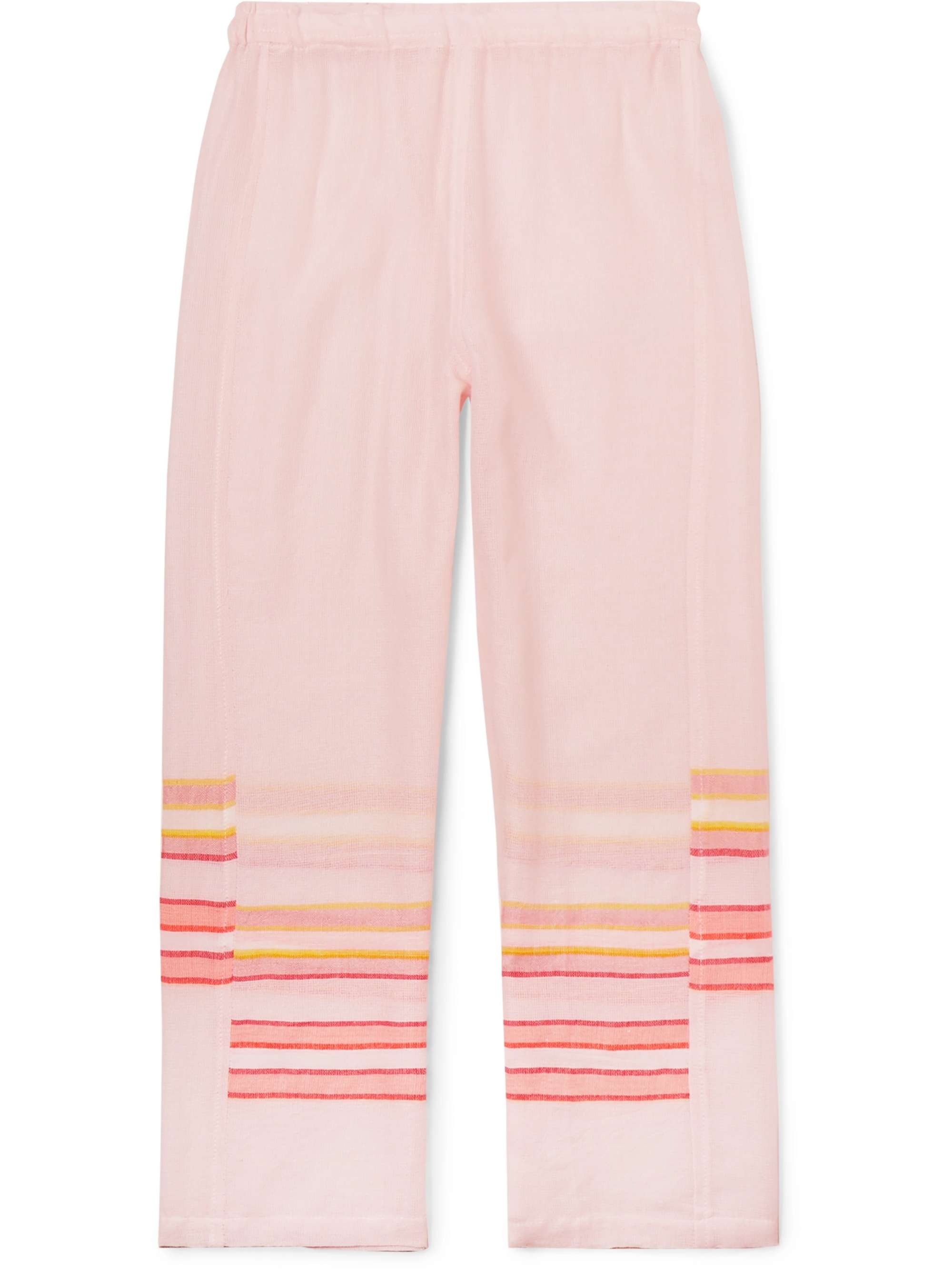 LEMLEM KIDS Eskedar striped cotton-blend gauze pants