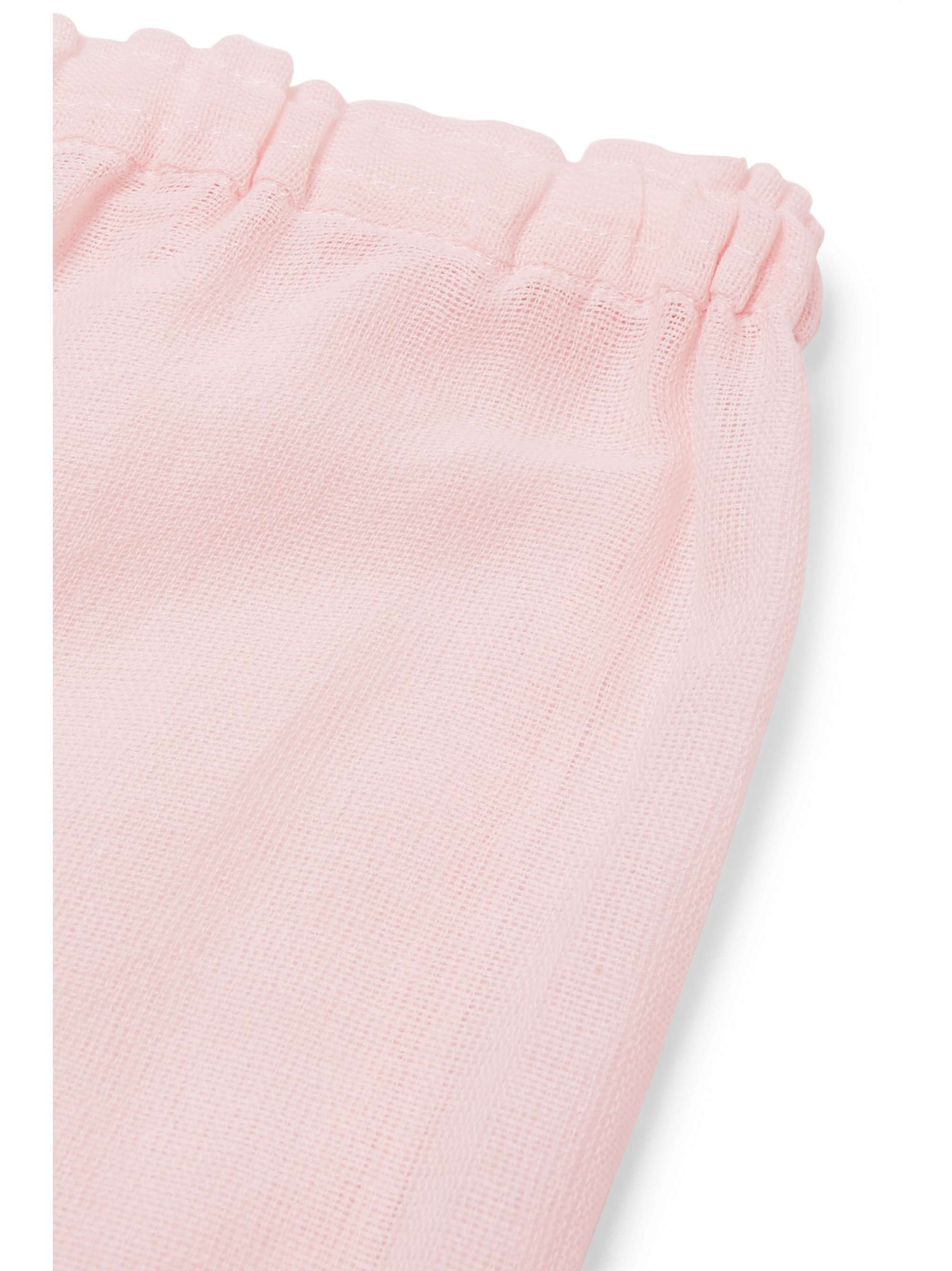 LEMLEM KIDS Eskedar striped cotton-blend gauze pants