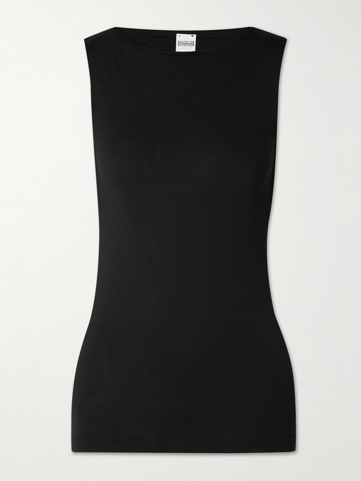 Wolford Aurora Stretch-jersey Tank Top In Black