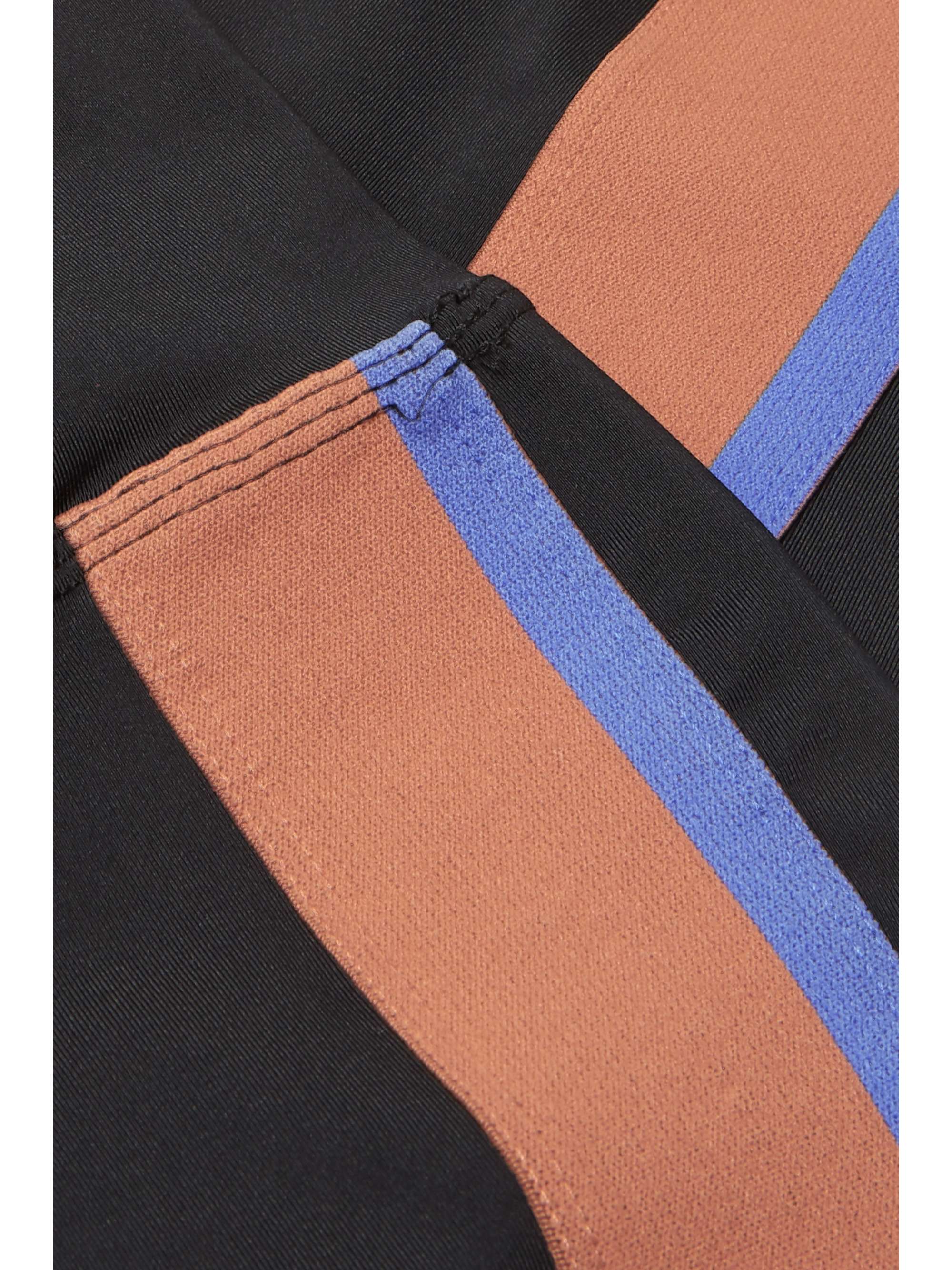 OLYMPIA ACTIVEWEAR Titus Ankle striped stretch leggings