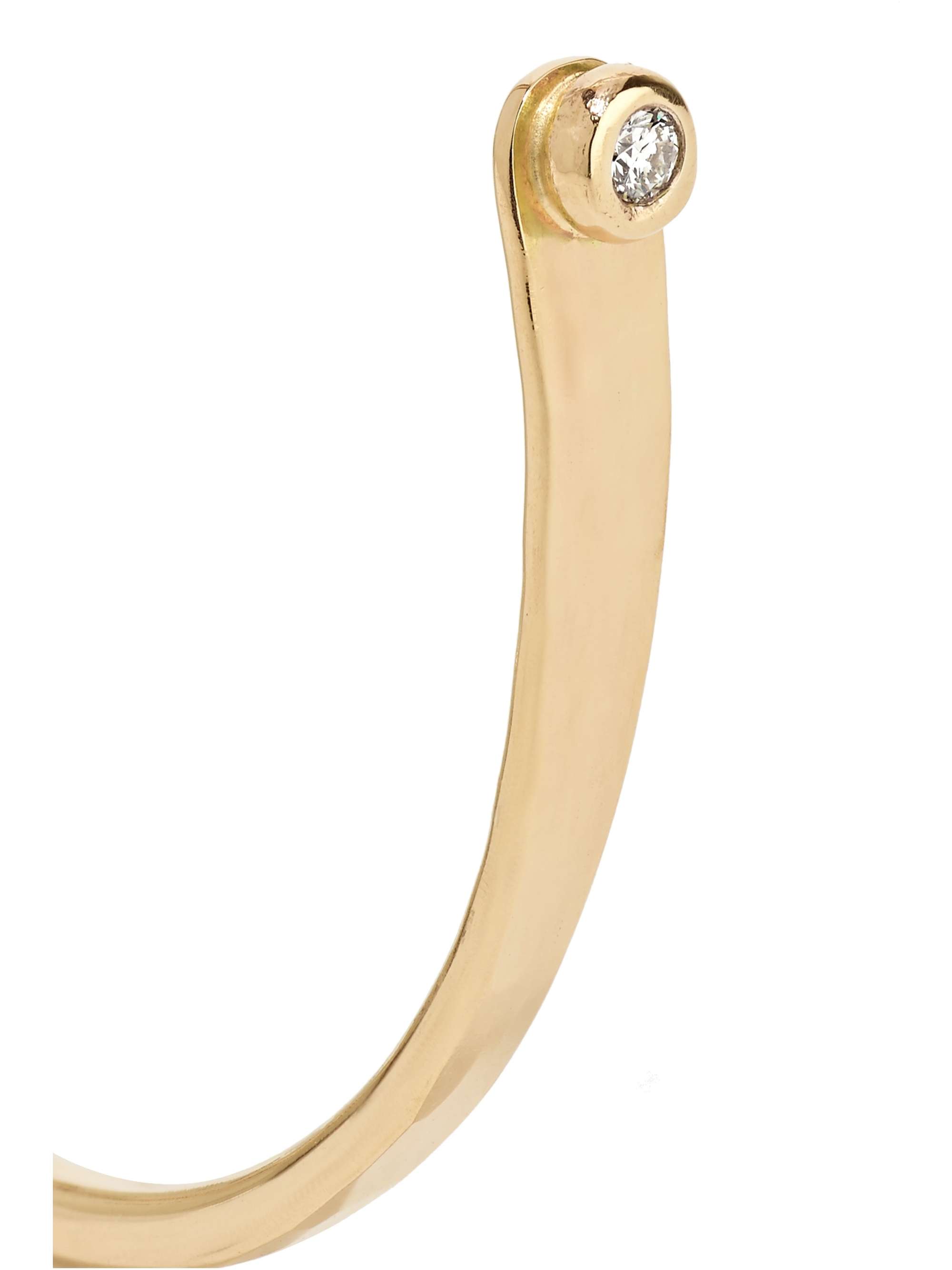 MELISSA JOY MANNING 14-karat gold diamond cuff
