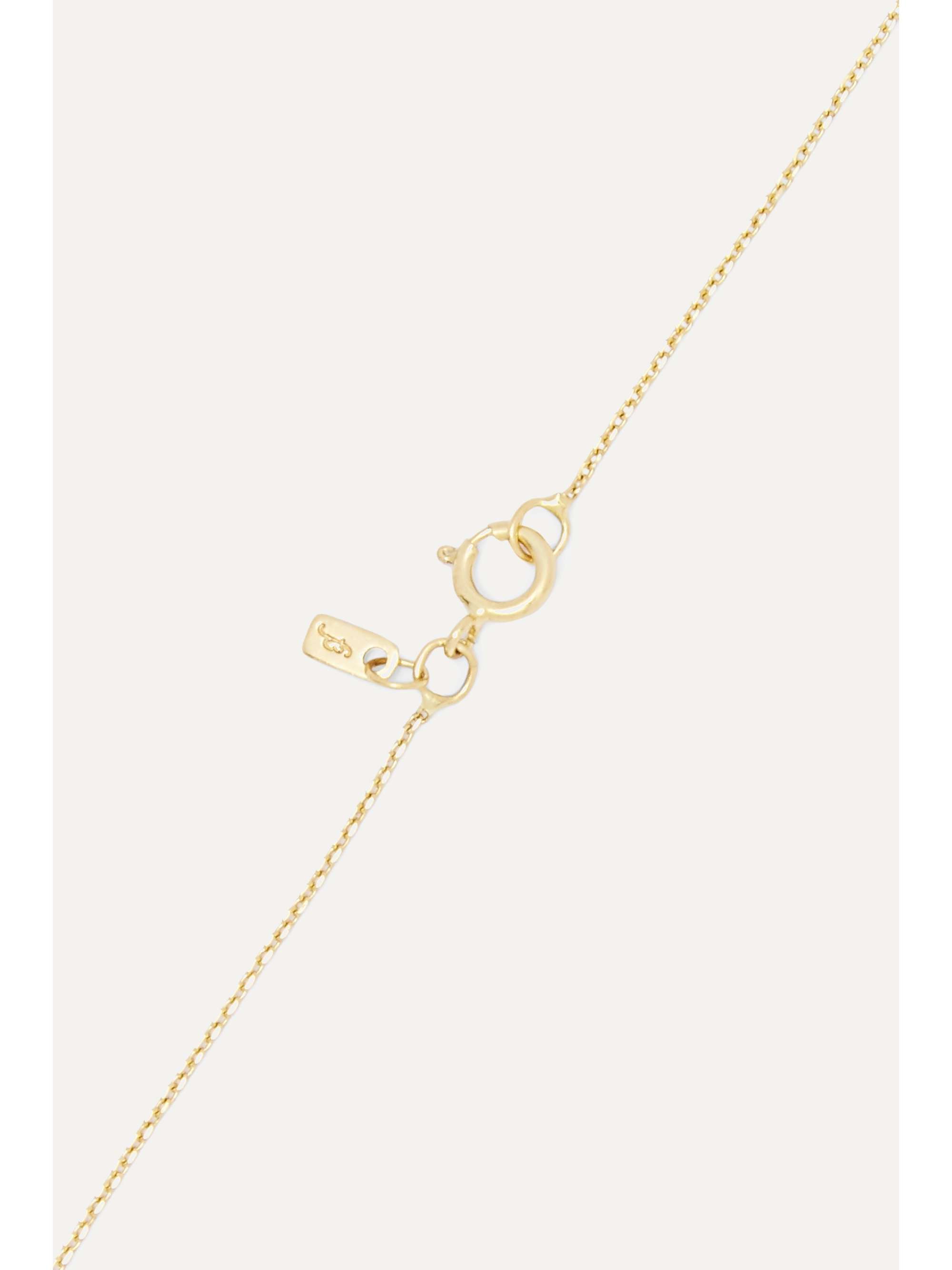 SARAH & SEBASTIAN Kintsugi 10-karat gold diamond necklace