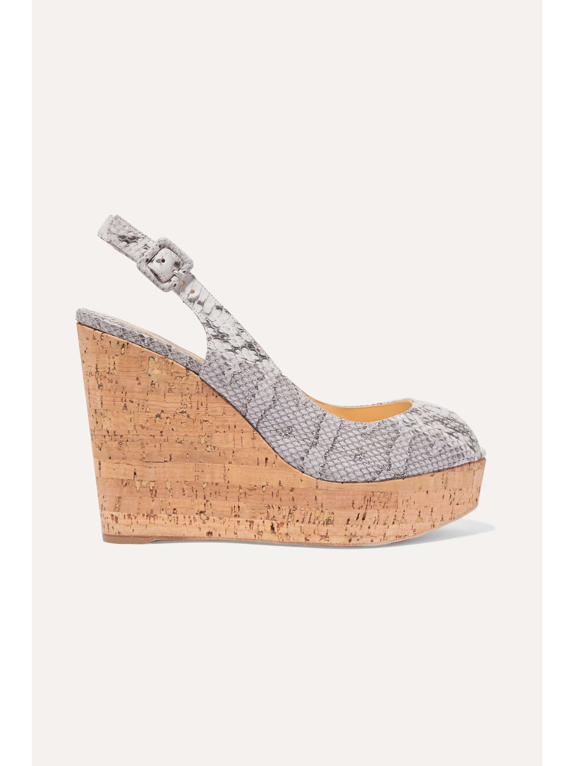 snake slingback