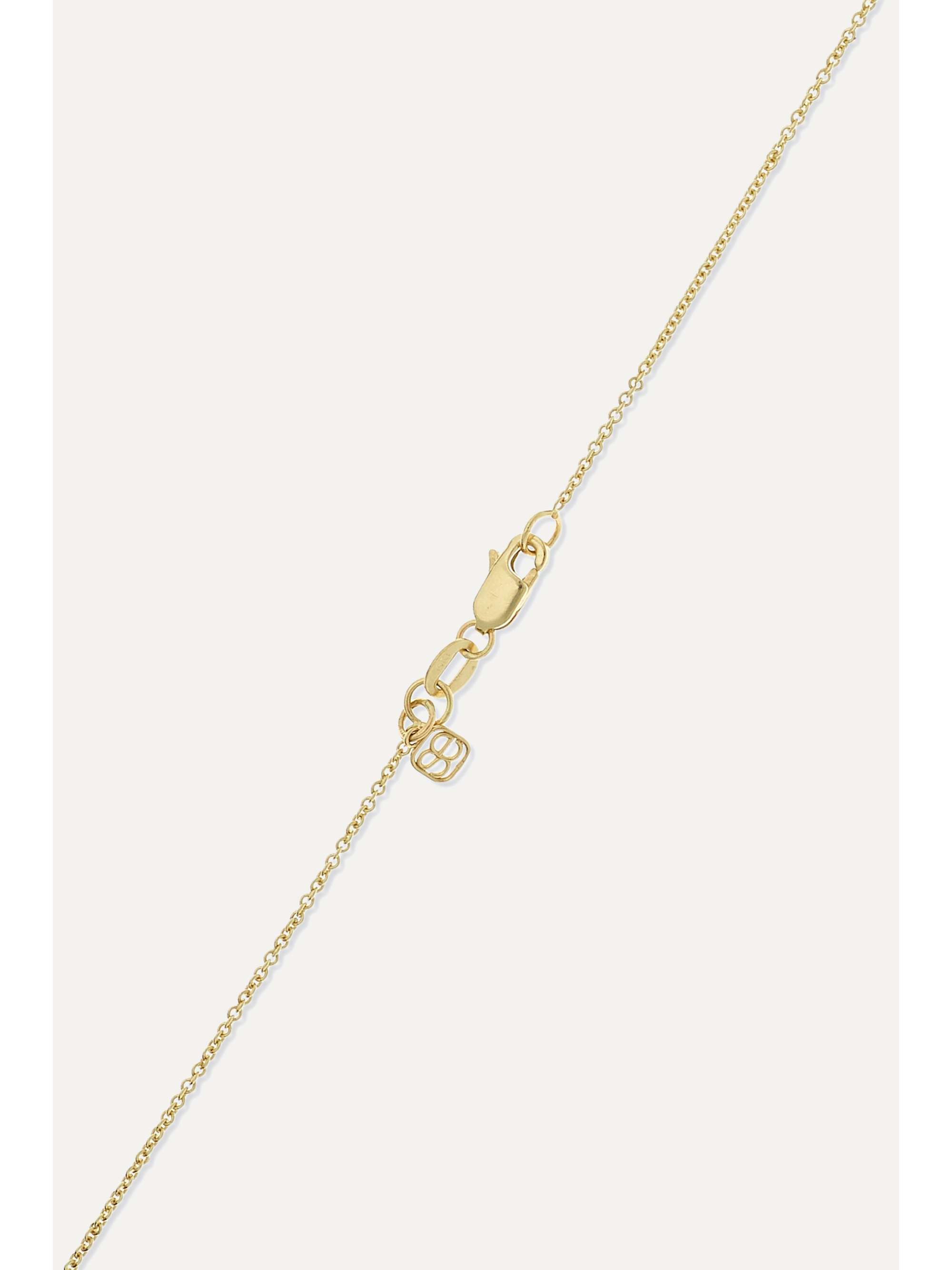 SYDNEY EVAN Love 14-karat gold diamond necklace