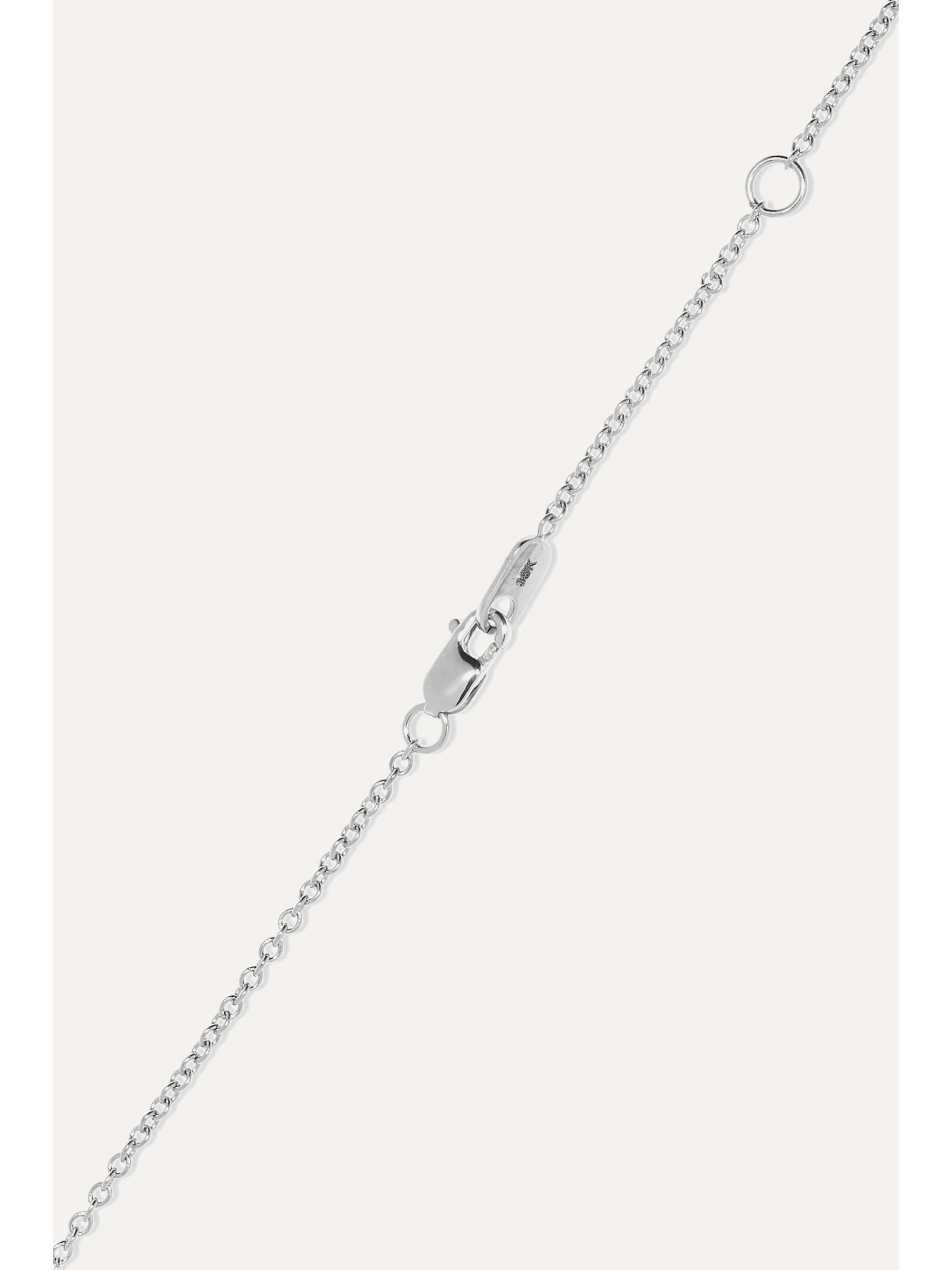 MELISSA KAYE Aria Cascade 18-karat gold diamond necklace