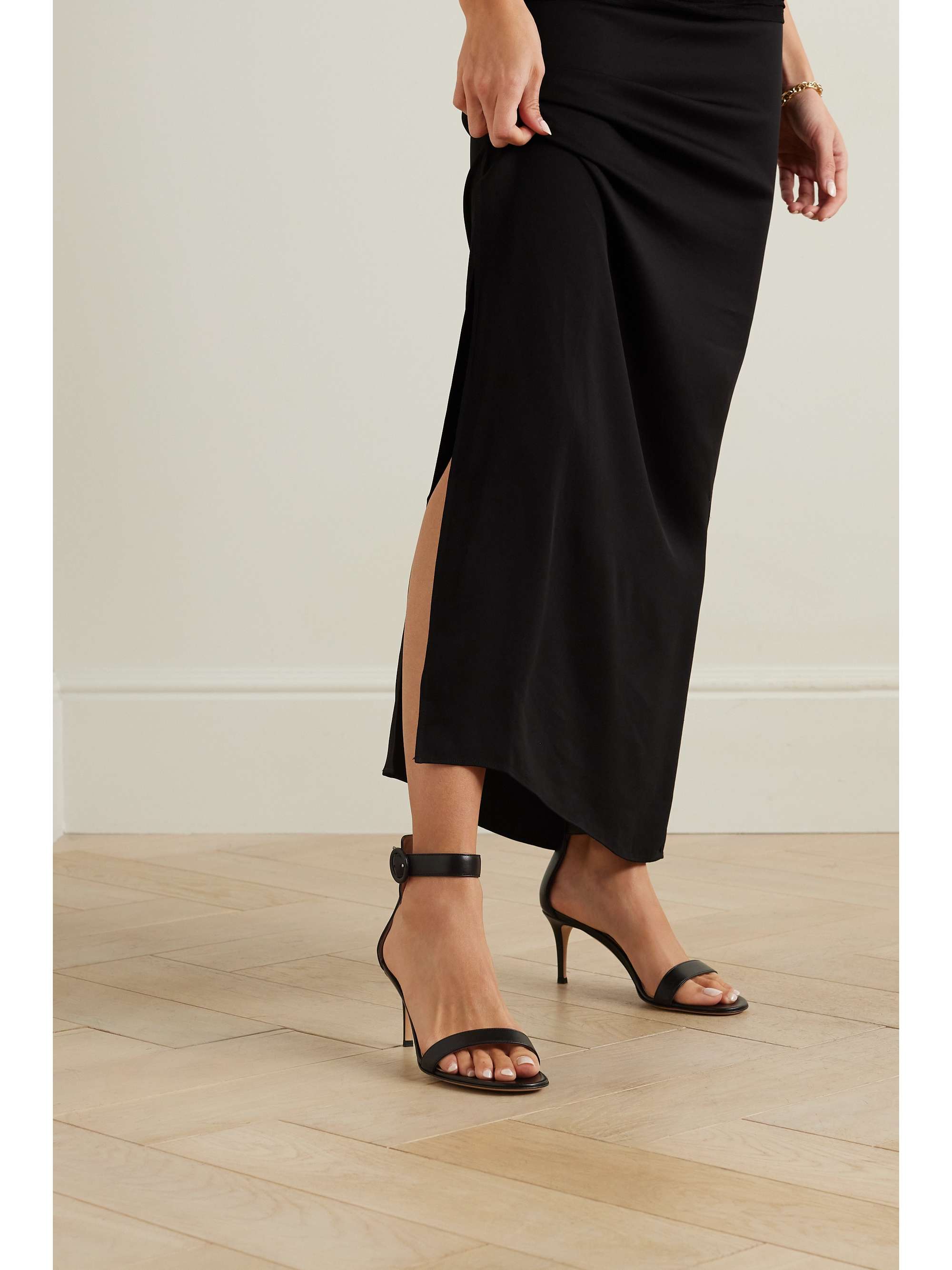 GIANVITO ROSSI Portofino 70 leather sandals