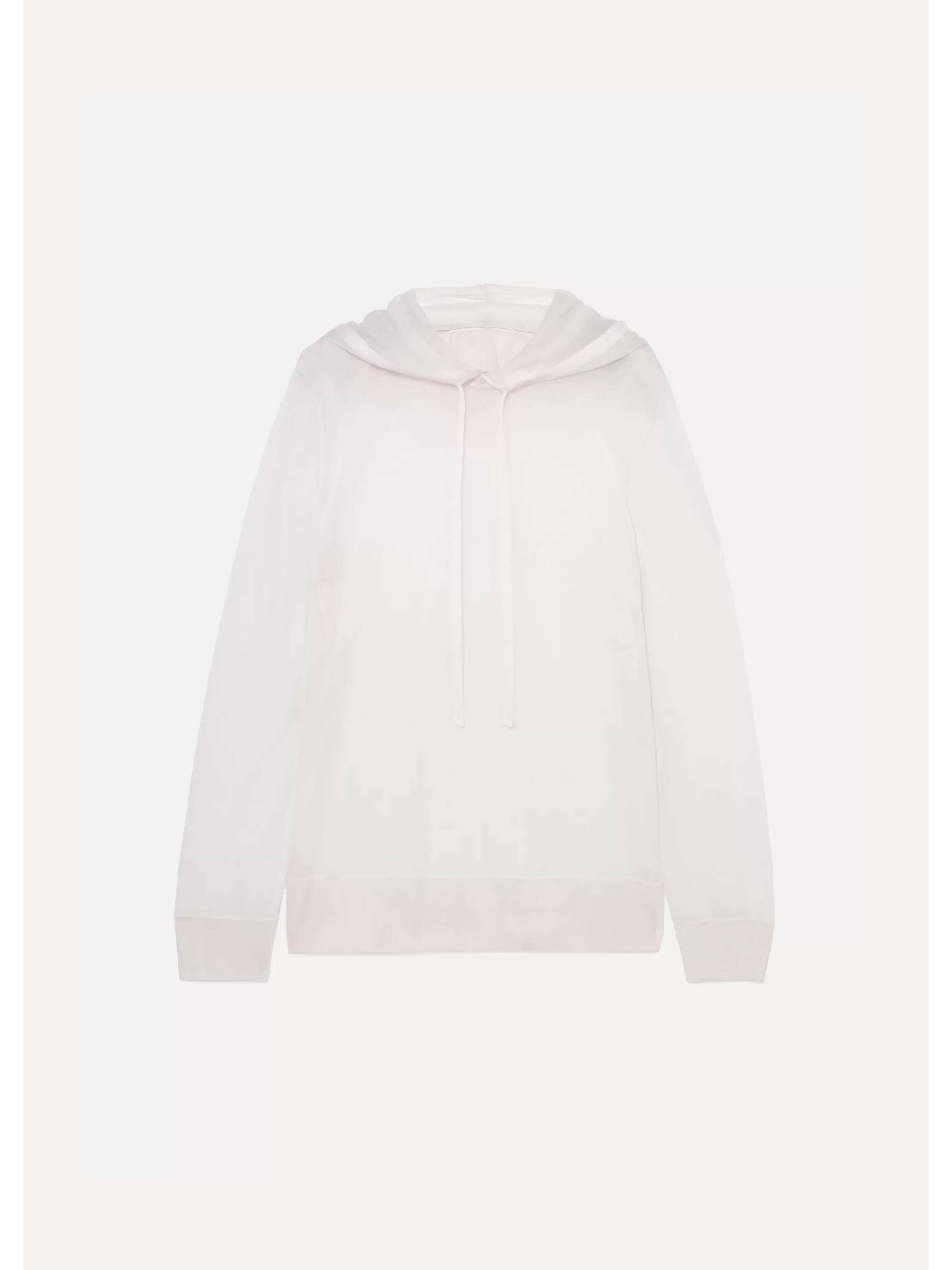 AKRIS Silk and cotton-blend hoodie