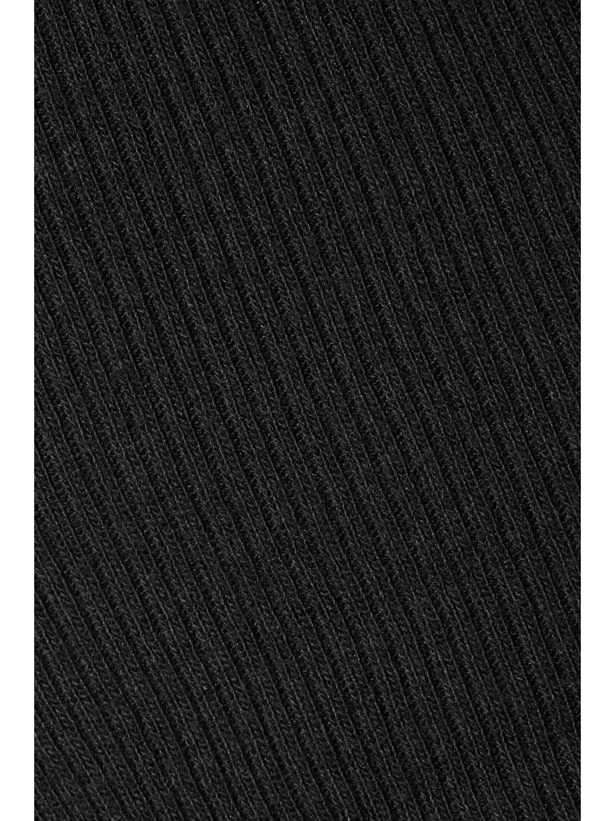 Re/done Ribbed Cotton-jersey Tank In Black