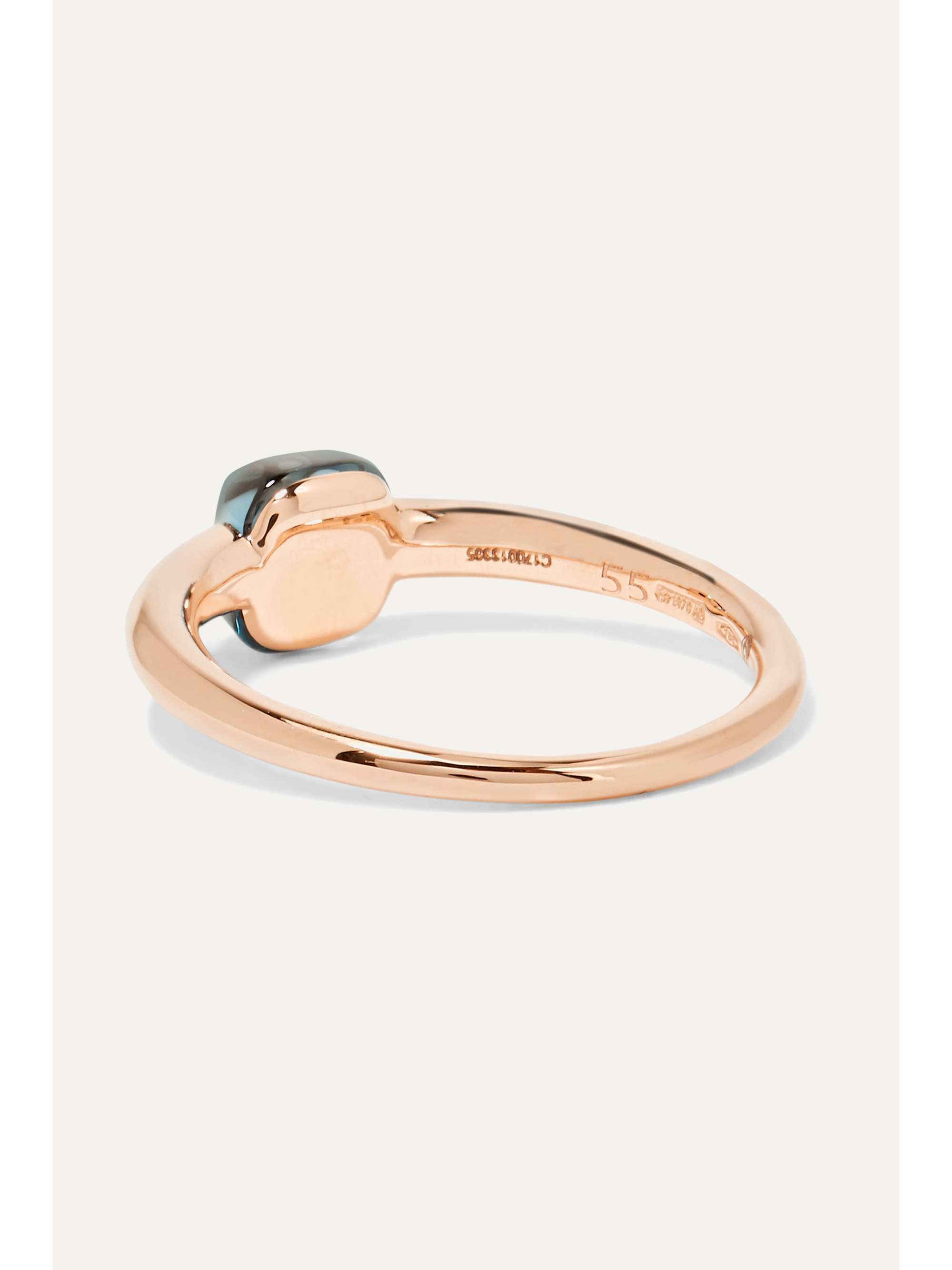 POMELLATO M'ama non M'ama 18-karat rose gold topaz ring