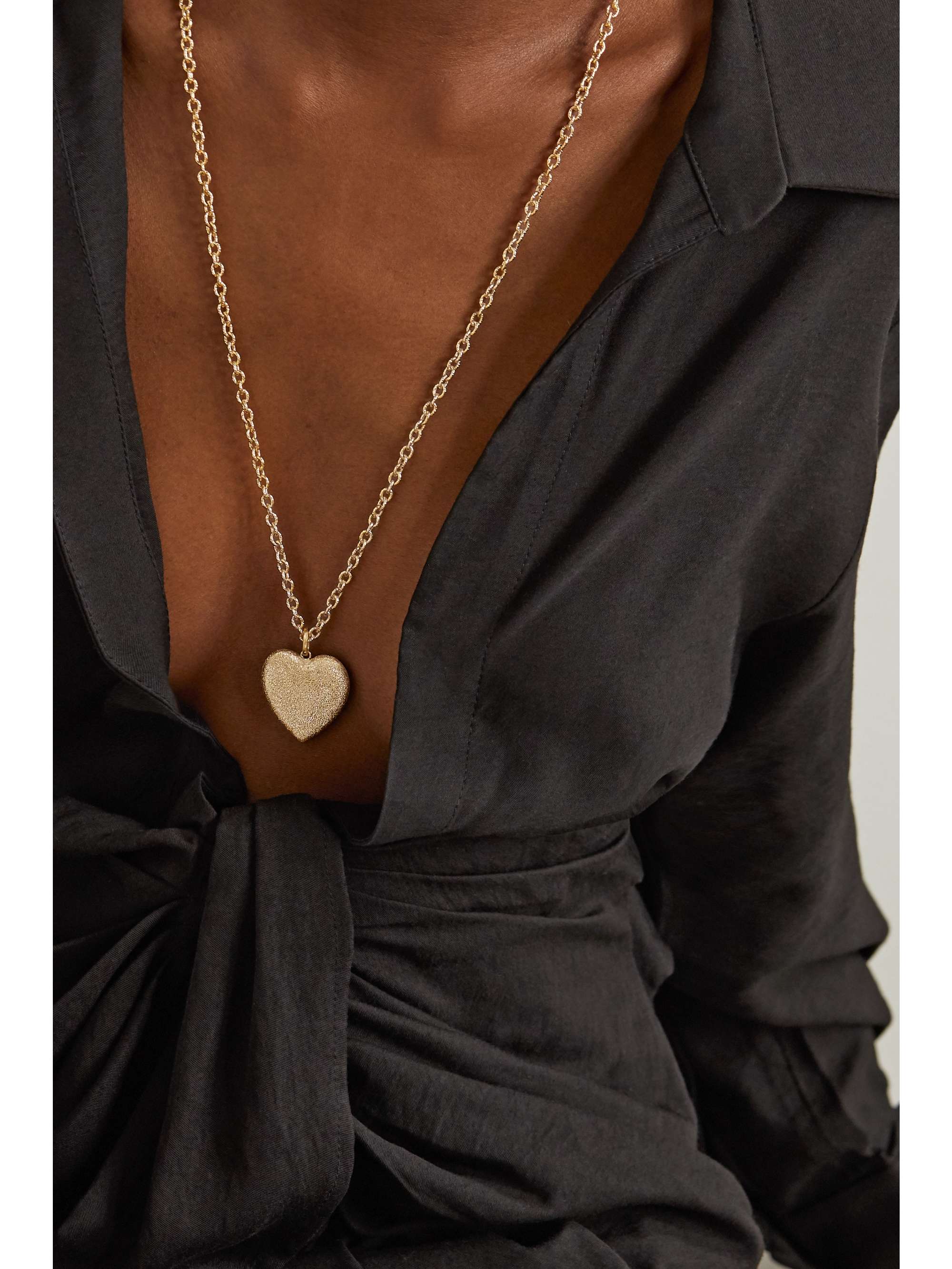 CAROLINA BUCCI Florentine 18-karat gold necklace