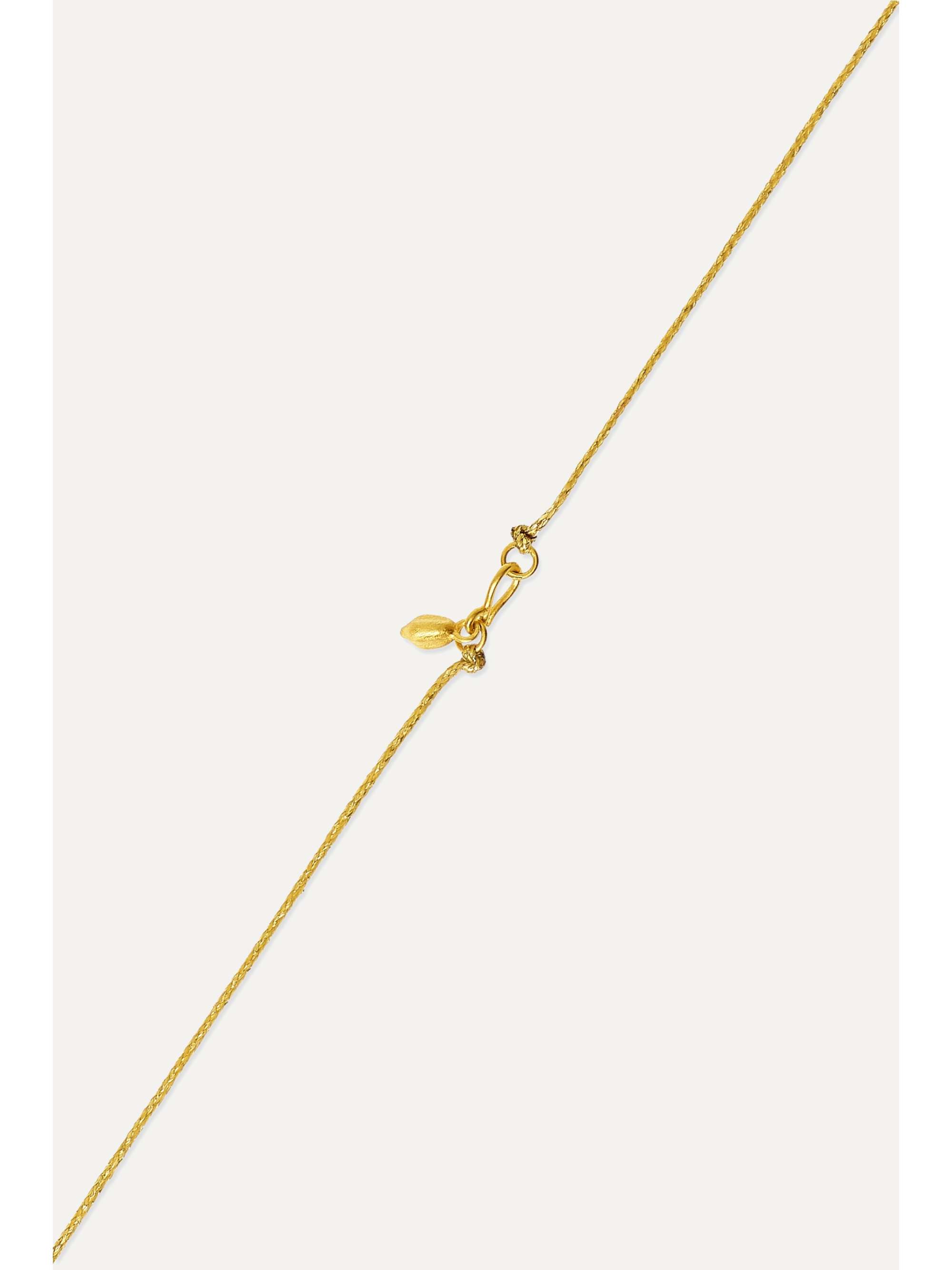 PIPPA SMALL 18-karat gold citrine necklace