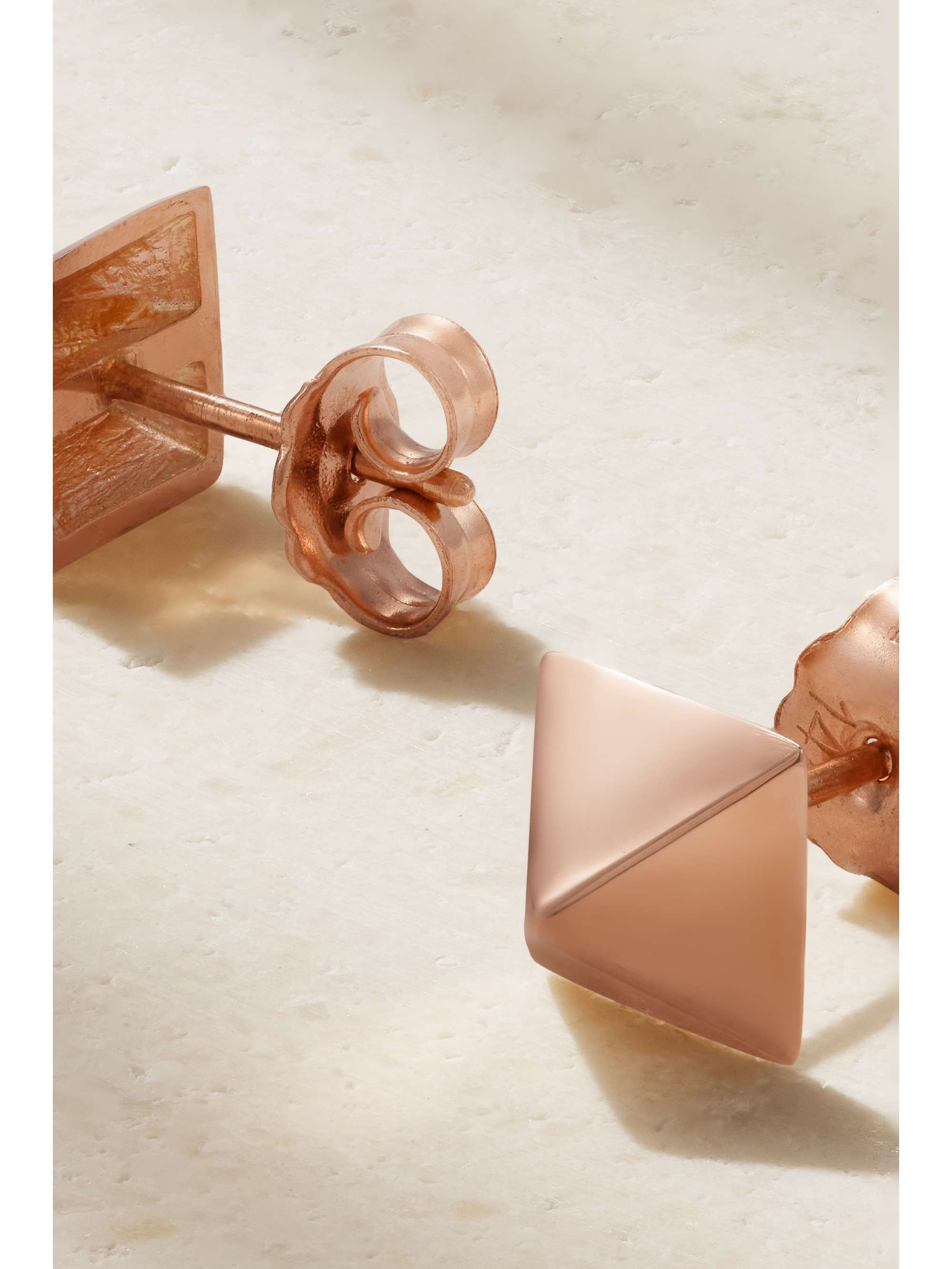 ANITA KO Spike 14-karat gold earrings