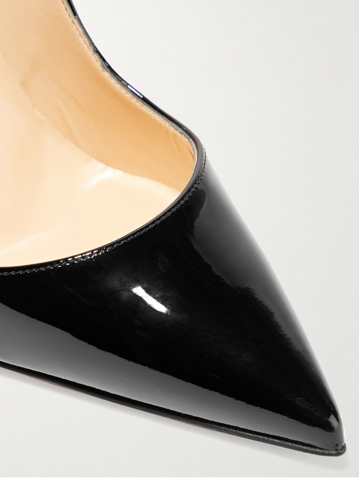 Shop Christian Louboutin So Kate 120 Patent-leather Pumps In Black