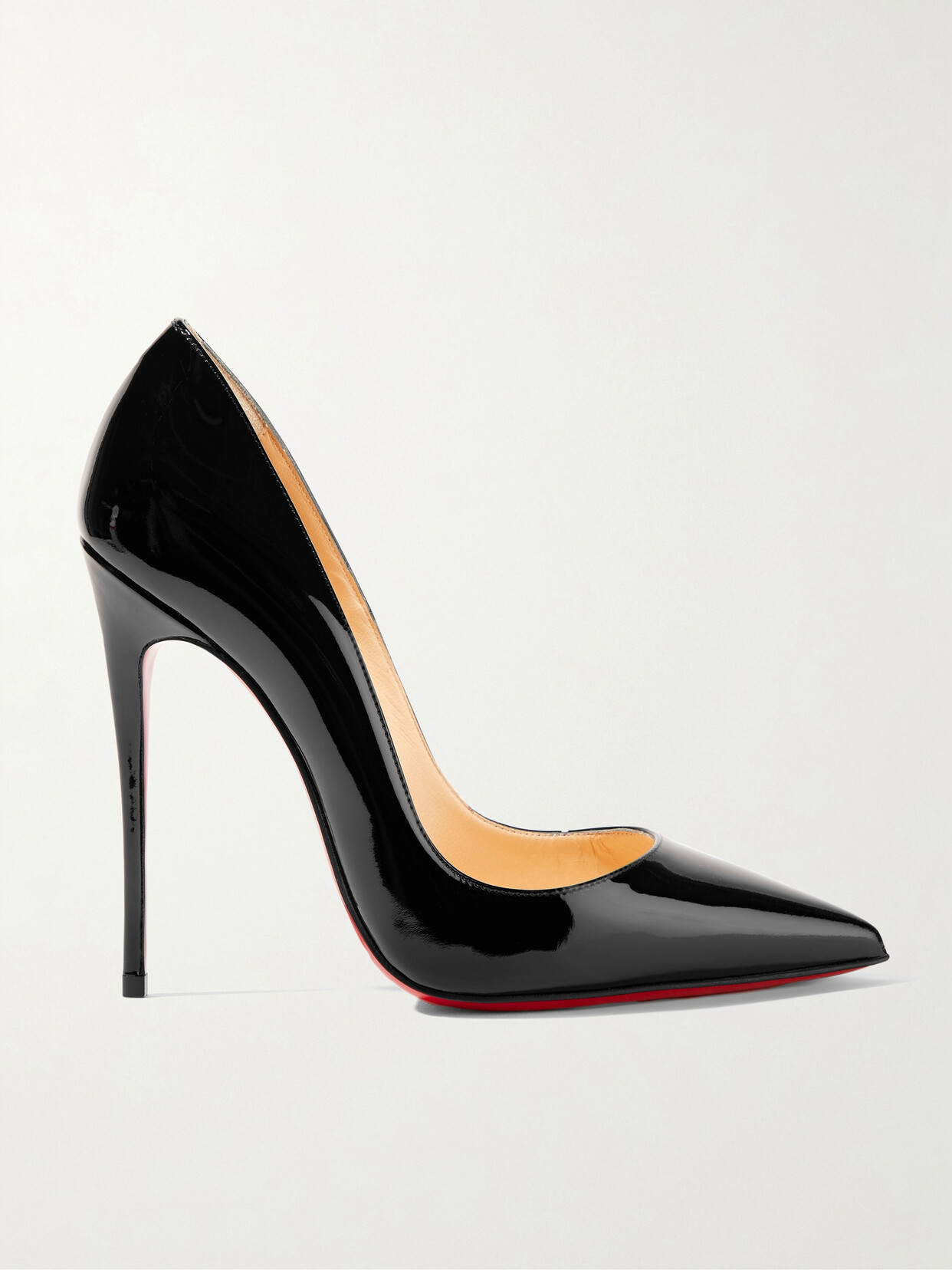 Shop Christian Louboutin So Kate 120 Patent-leather Pumps In Black