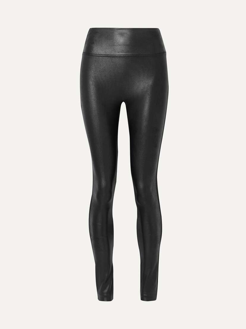 Spanx Faux Stretch-leather Leggings