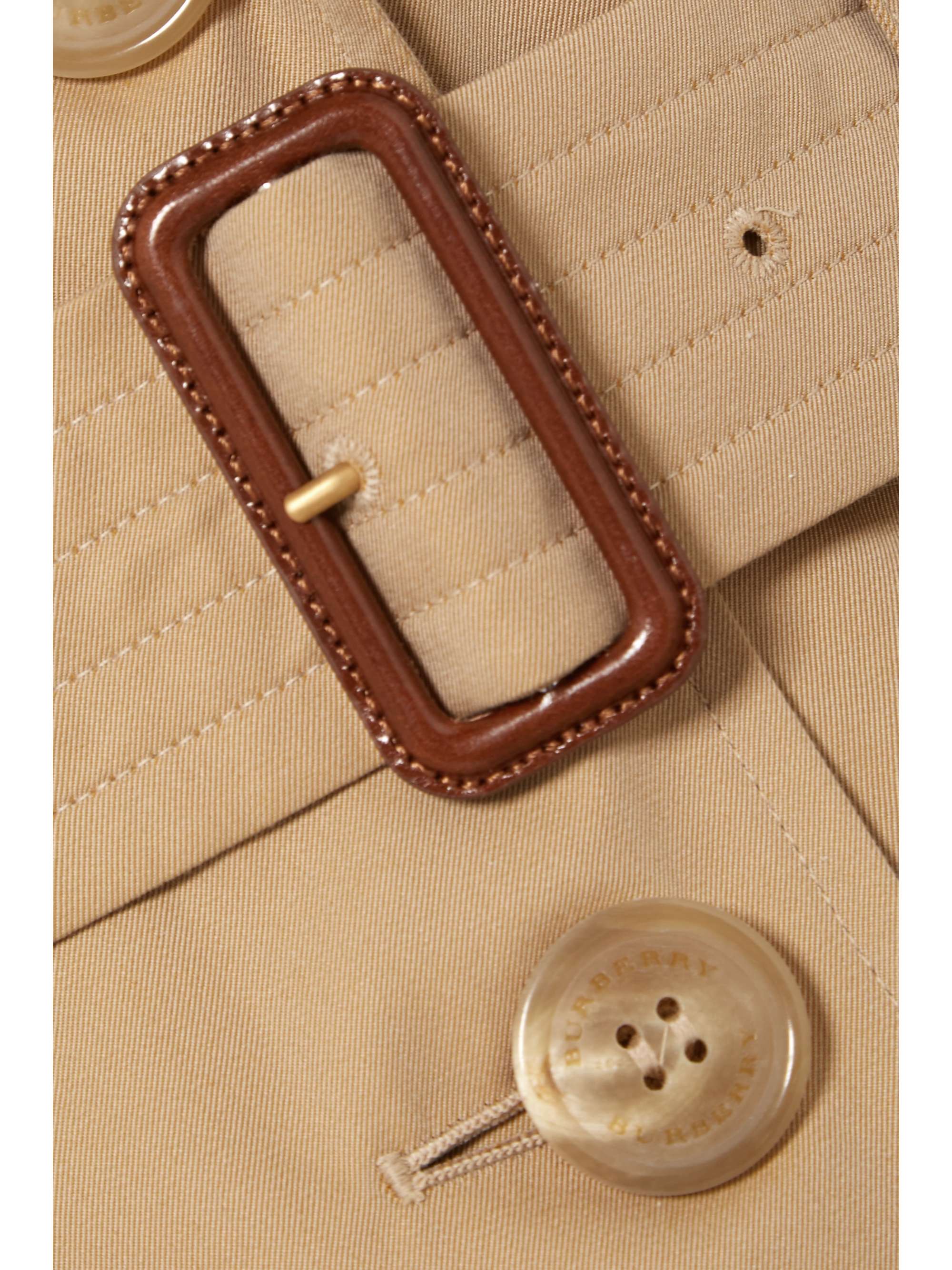 BURBERRY The Chelsea cotton-gabardine trench coat
