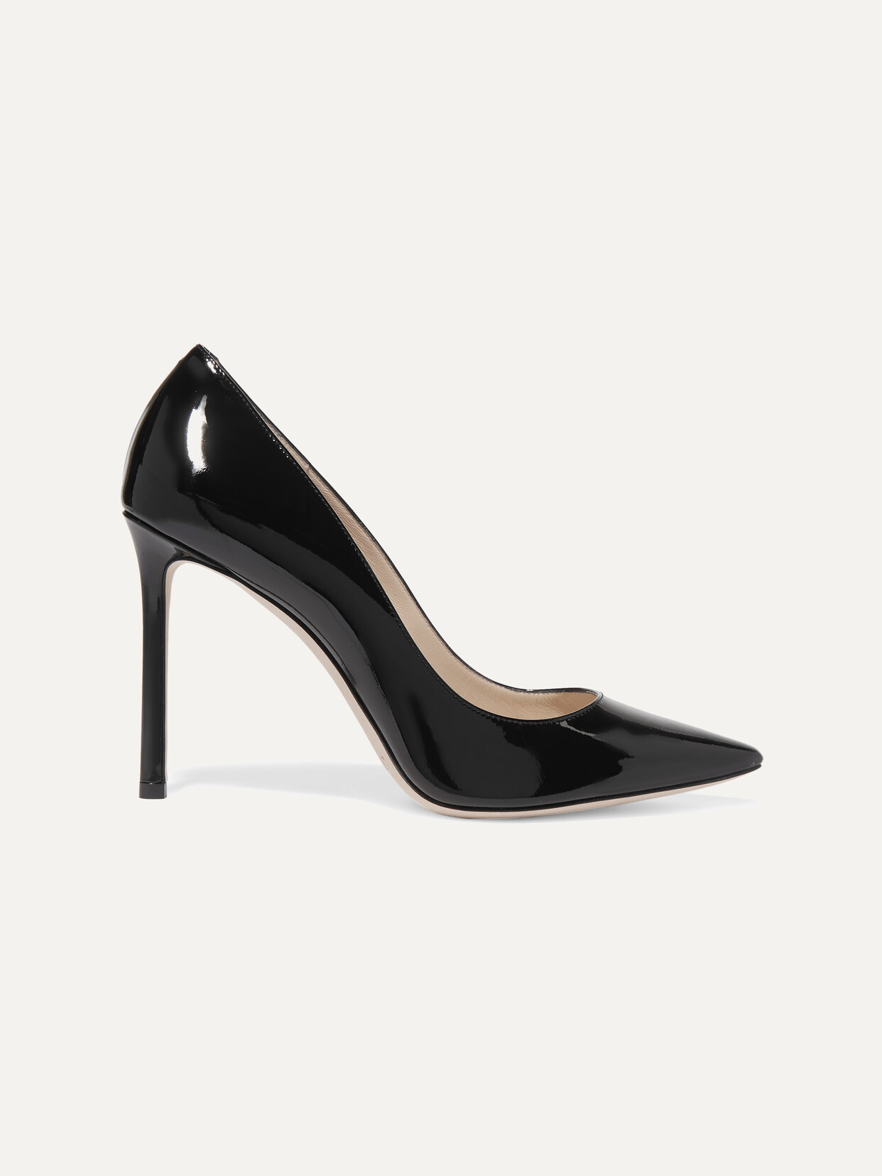 Jimmy Choo - Romy 100 Patent-leather Pumps - Black