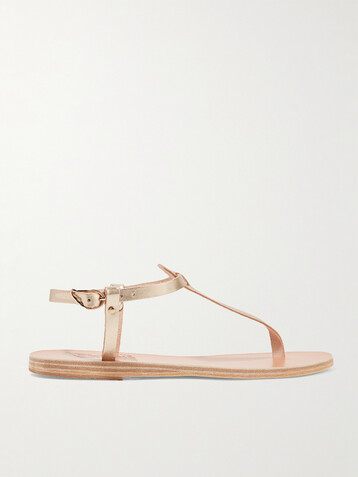 Ancient Greek Sandals Lito metallic leather sandals