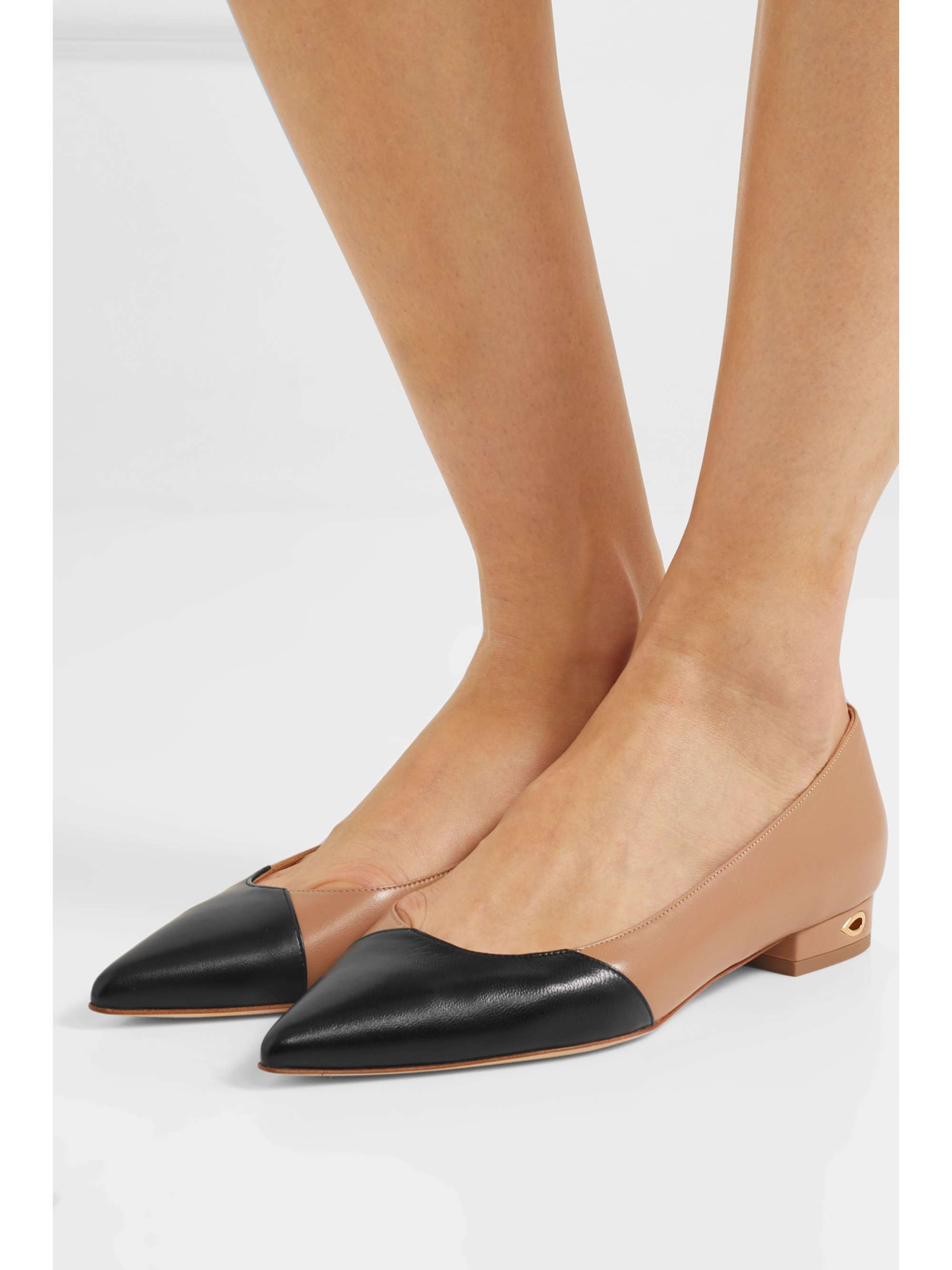 chaussures pointues plates