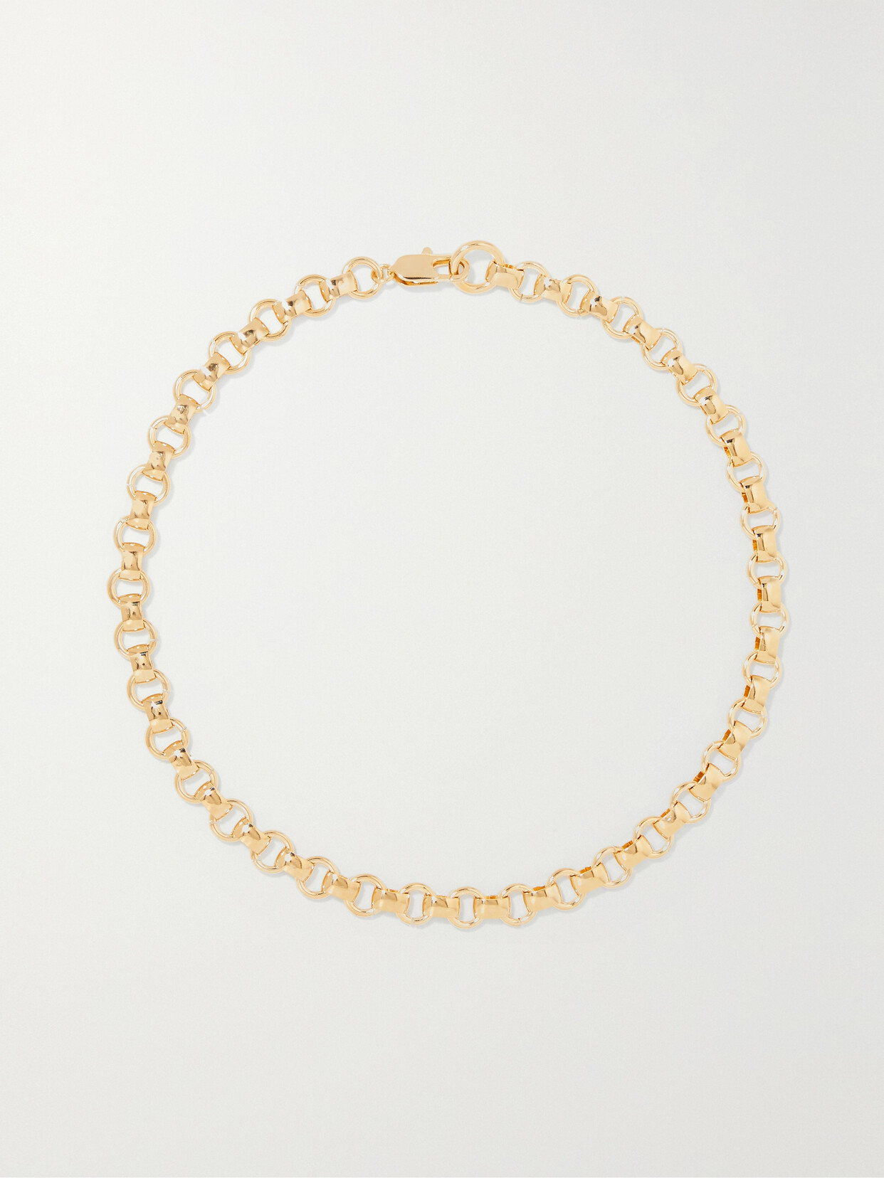 LAURA LOMBARDI + NET SUSTAIN FRANCA GOLD-PLATED NECKLACE