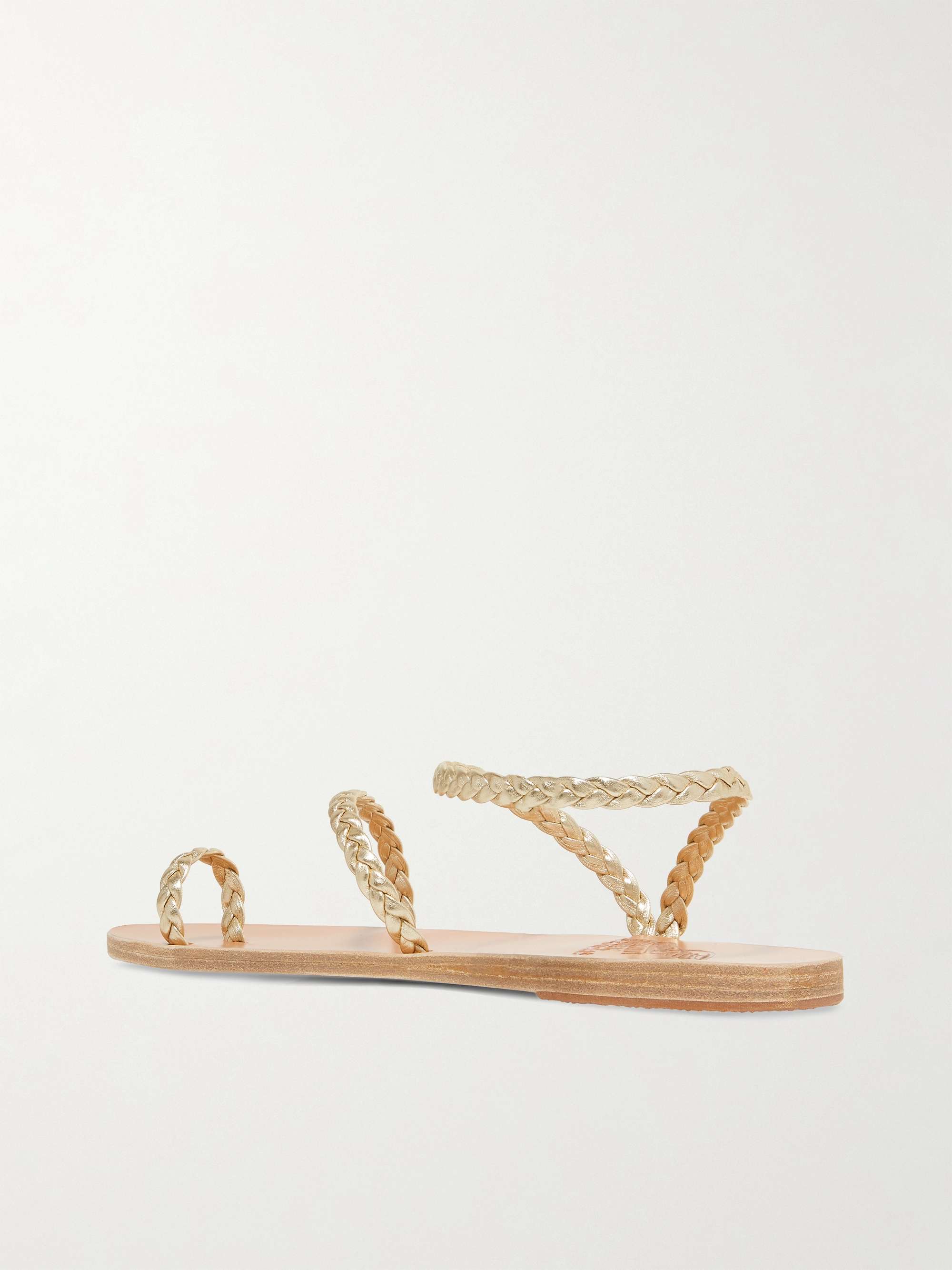 ANCIENT GREEK SANDALS Eleftheria braided raffia sandals