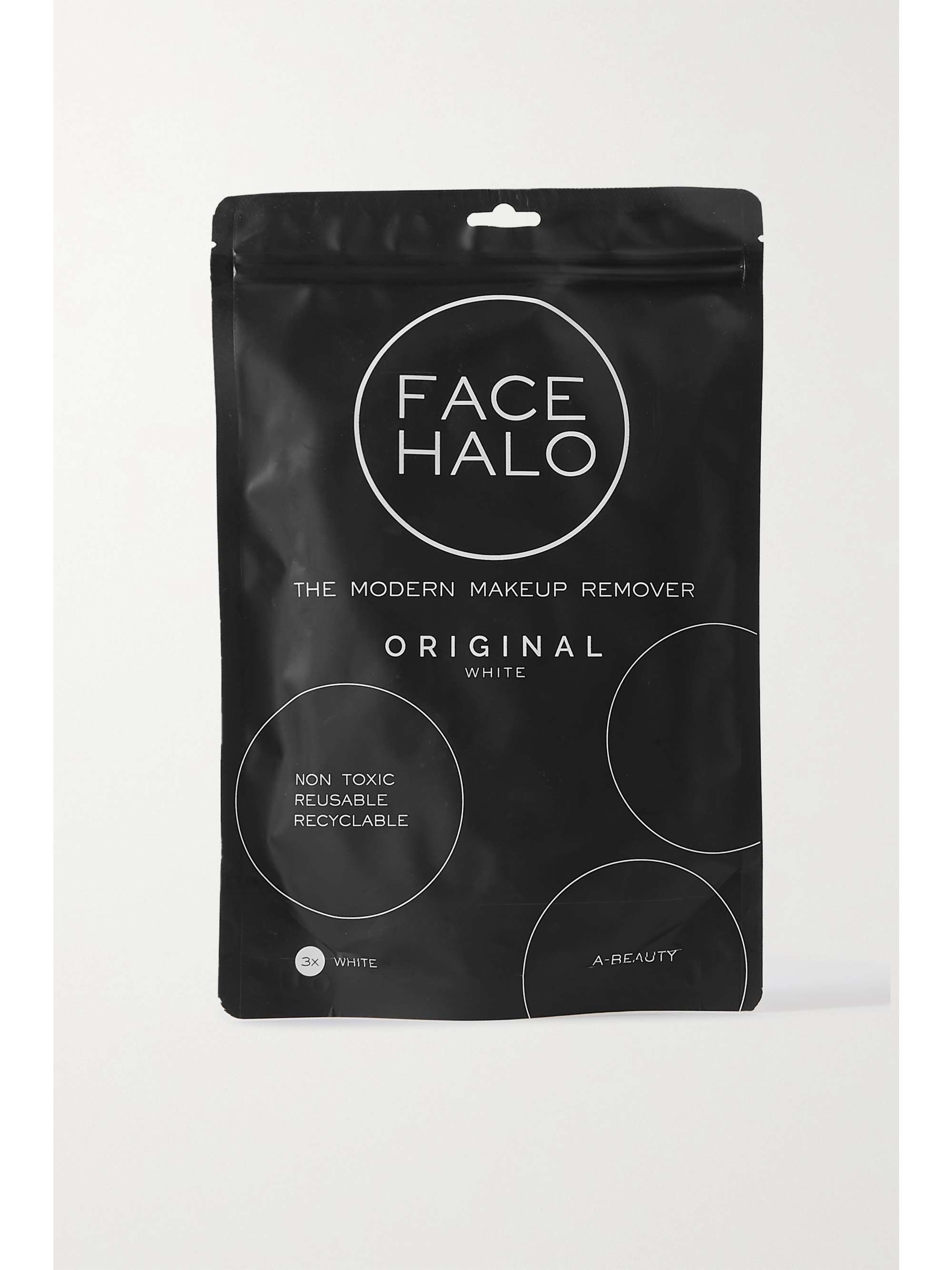 FACE HALO + NET SUSTAIN set of three makeup remover pads
