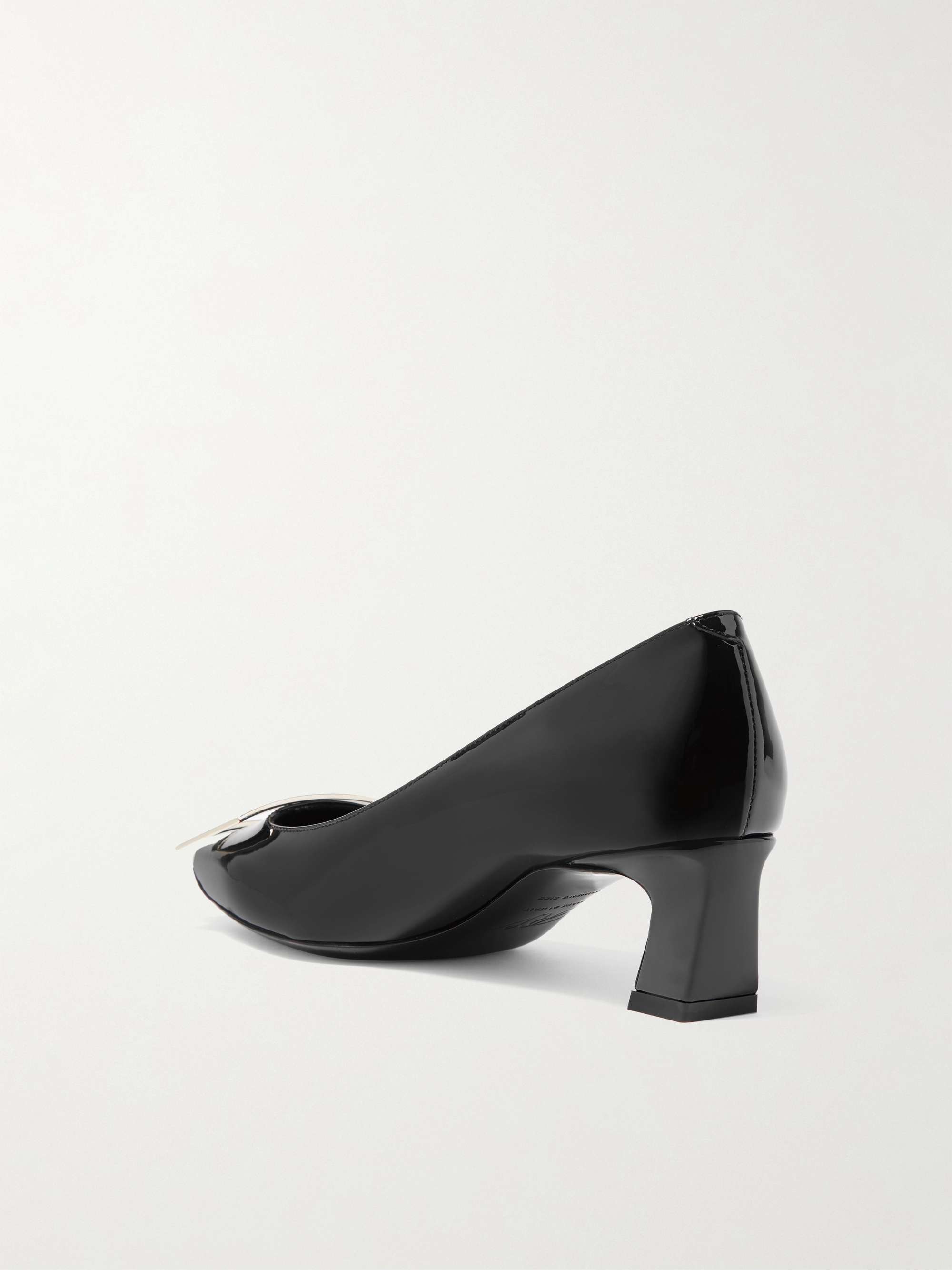 ROGER VIVIER Decollete Trompette patent-leather pumps