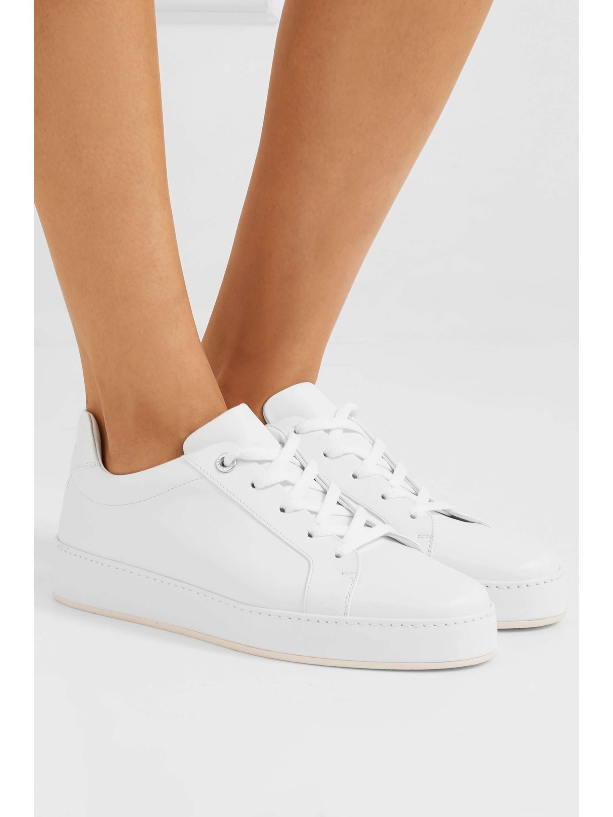 LORO PIANA Nuages leather sneakers