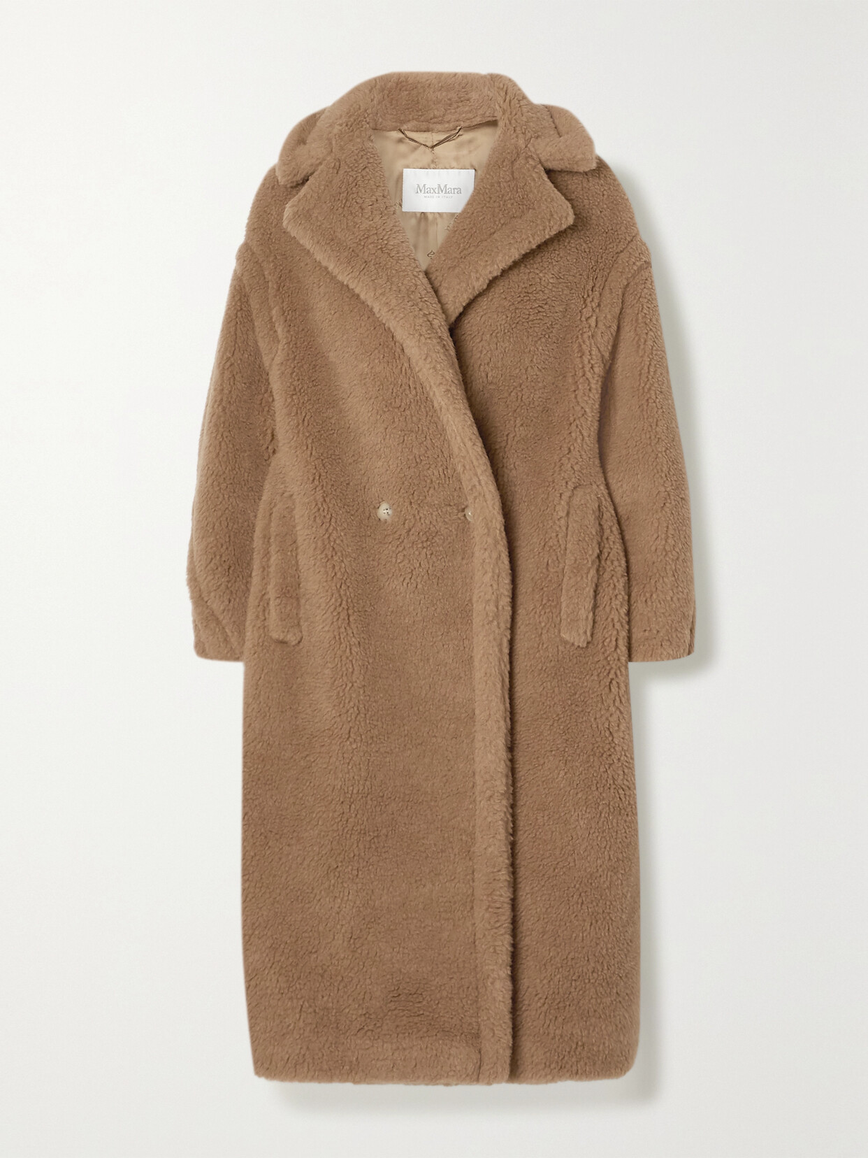 Max Mara Brown Teddy Coat In Brown