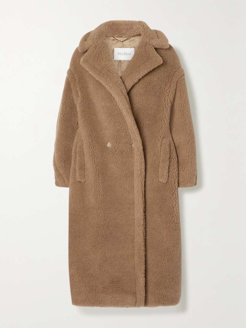 Max Mara Teddy Bear Icon Oversized Camel Hair And Silk-blend Coat