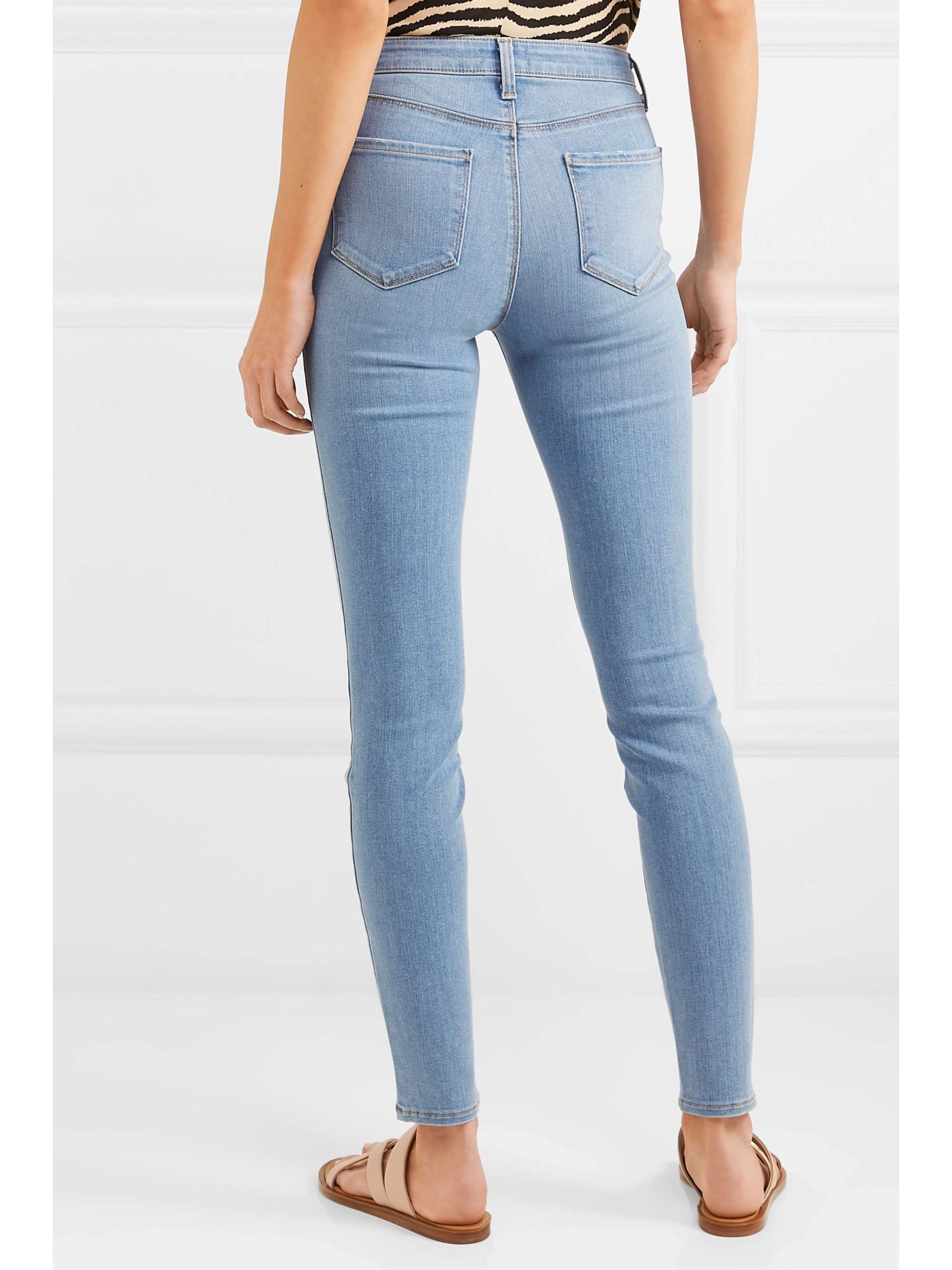 L'AGENCE Marguerite high-rise skinny jeans
